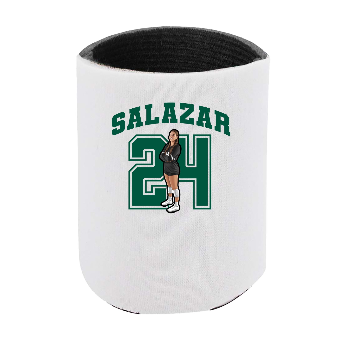 Can Holder — Number in White