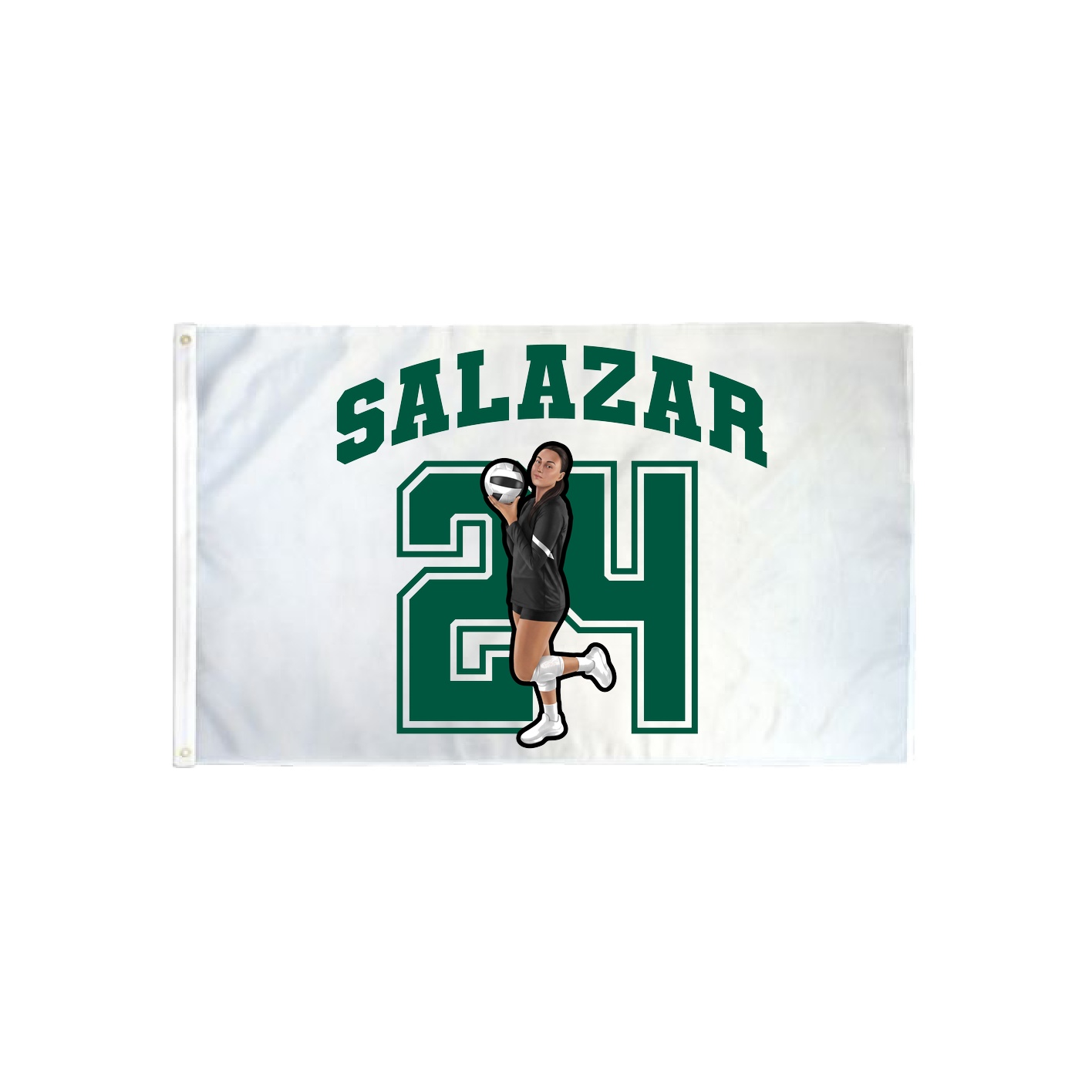3x5 Flag — Number in Classic