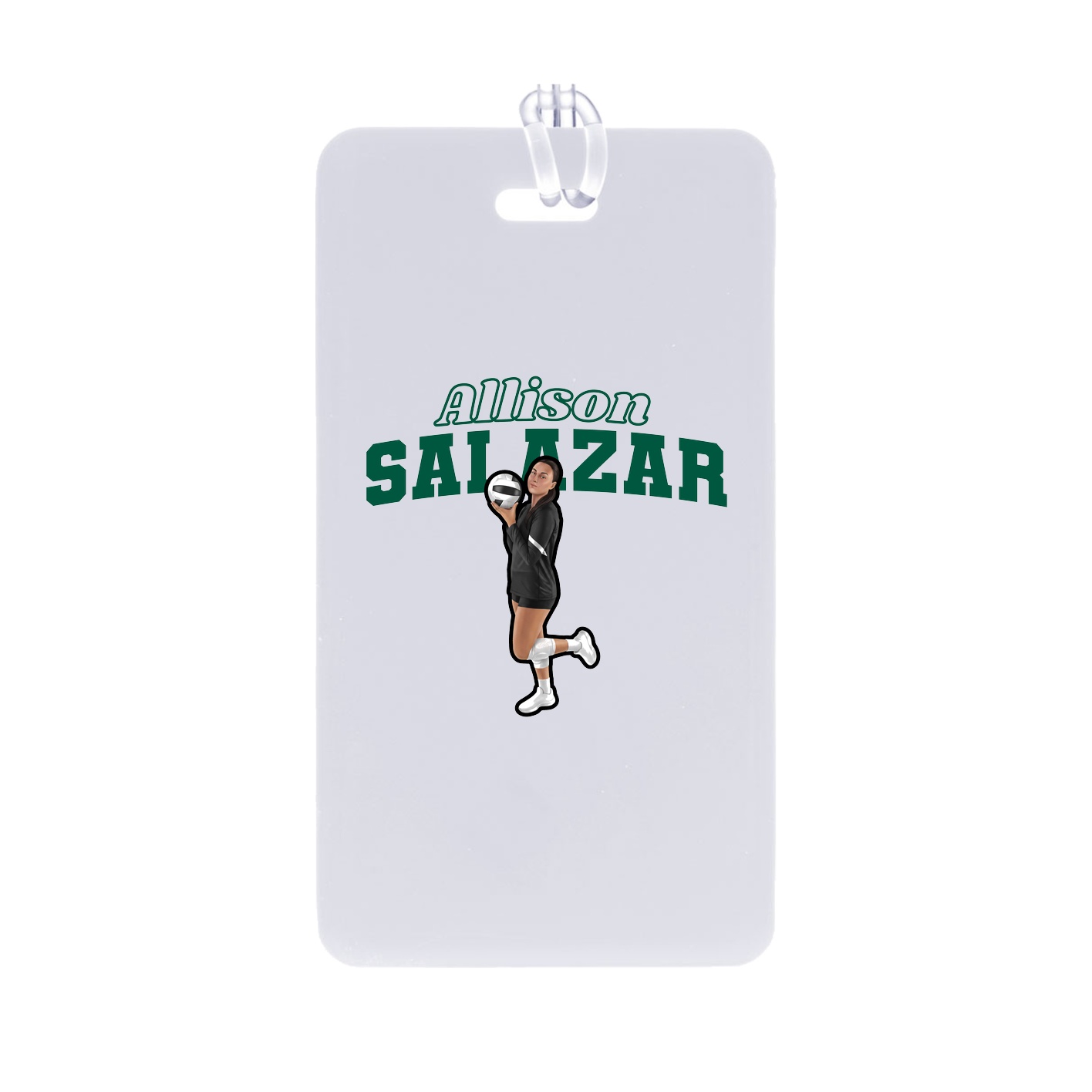 Bag Tag — Name Arch in Classic