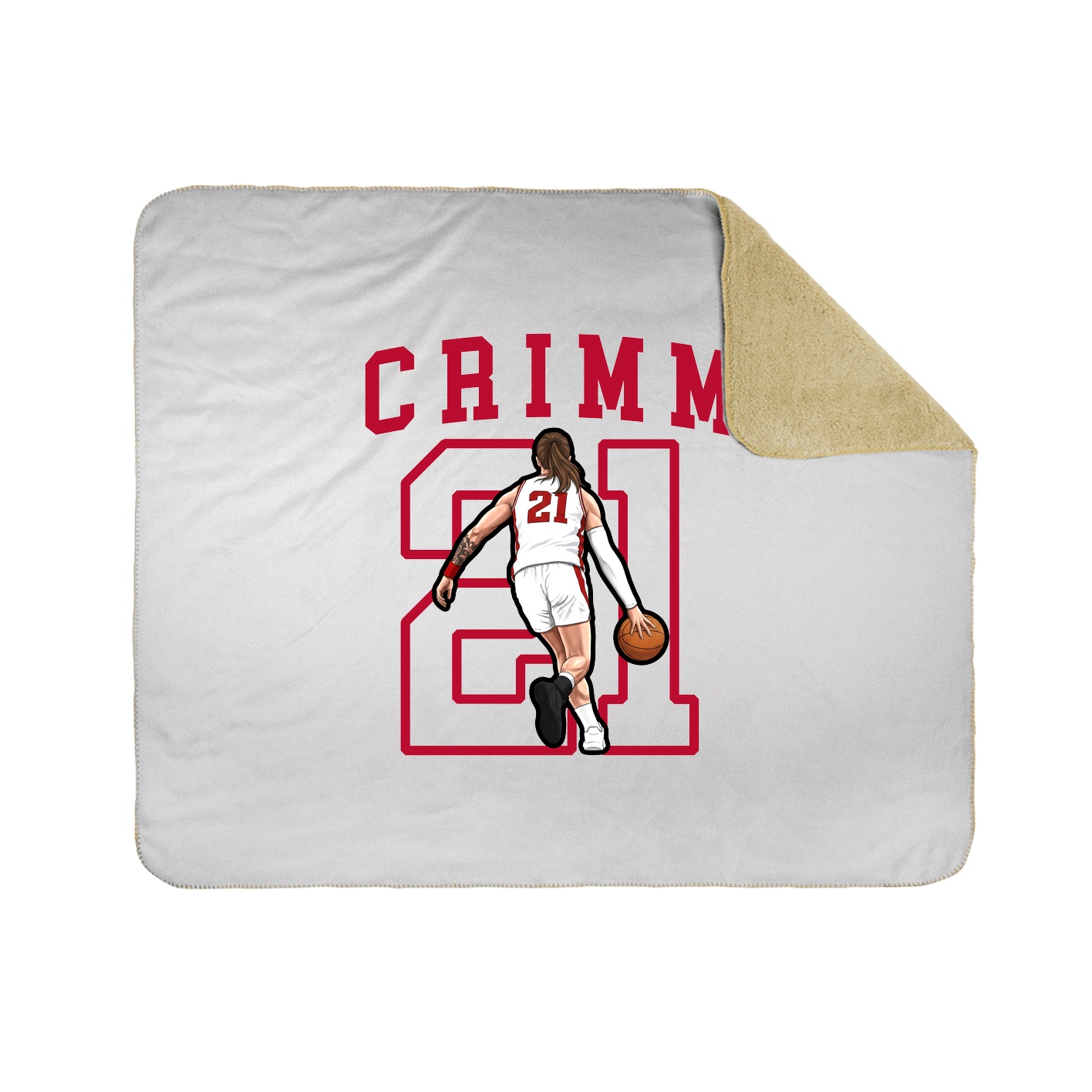 50x60 Sherpa Lined Throw Blanket