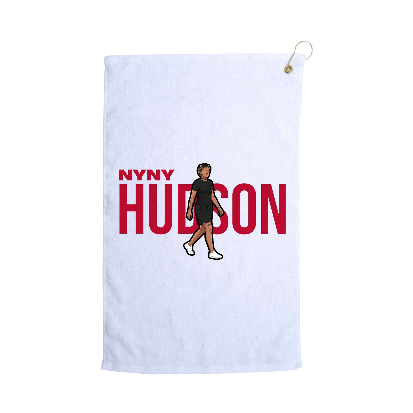 Golf Towel — Player Name in White