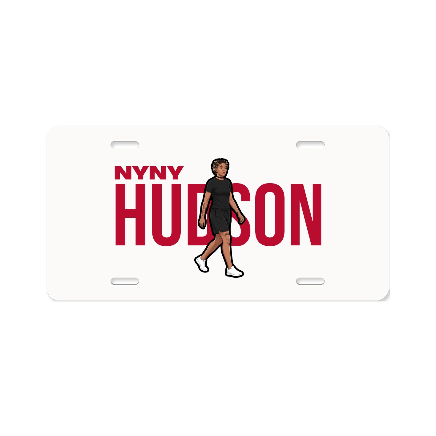 License Plate — Player Name in Classic