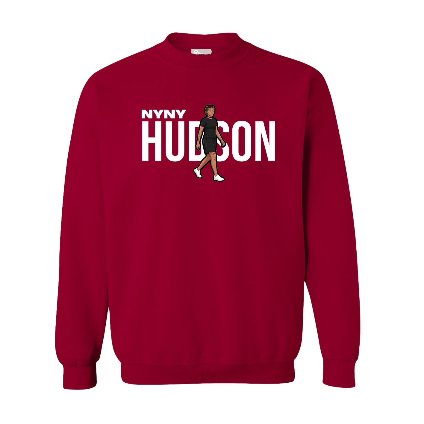Fleece Crew — Player Name in Cardinal