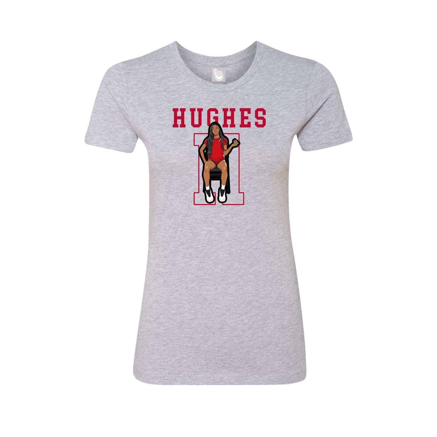 Fitted Women's Tee — Shirsey in Grey