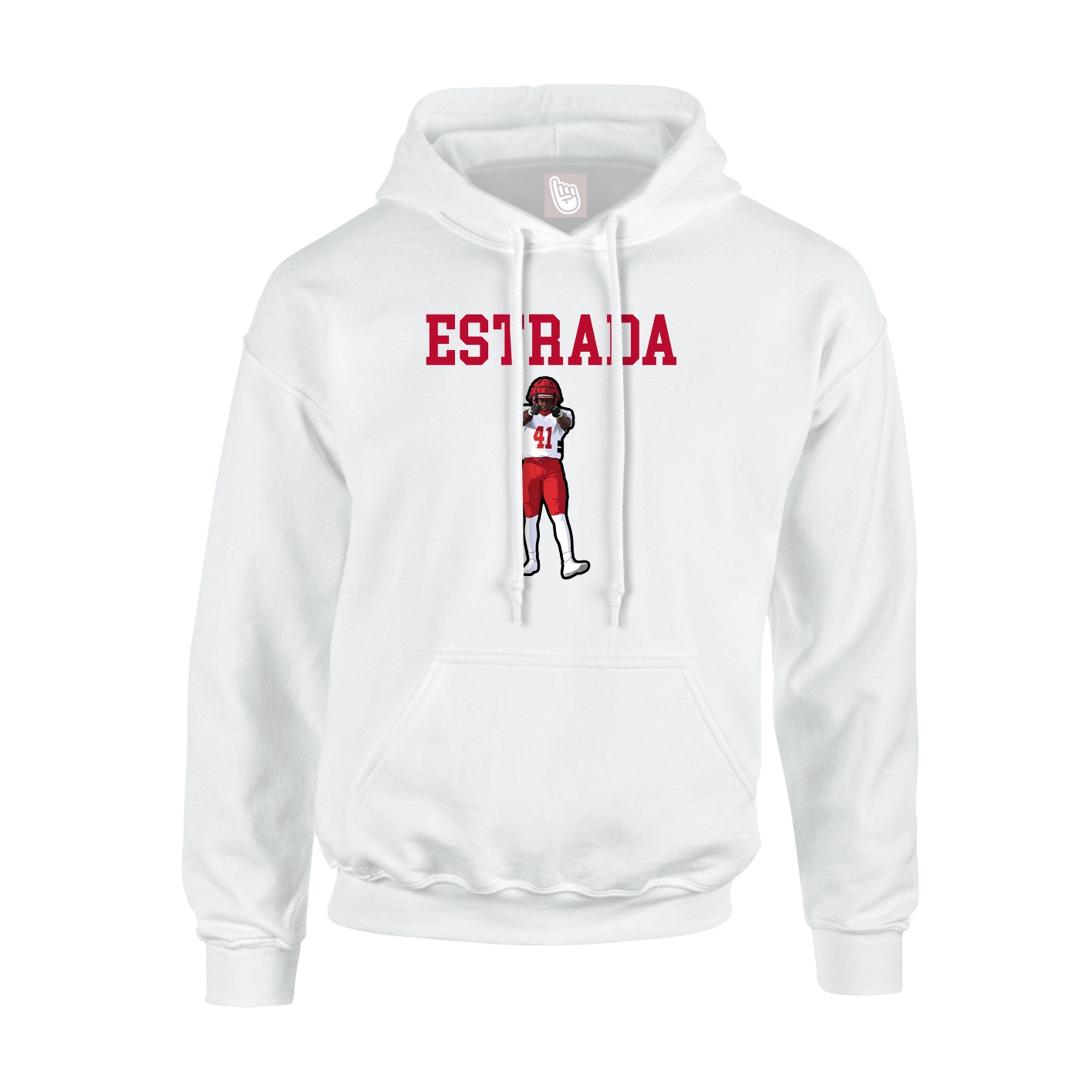 Hoodie — Shirsey in White