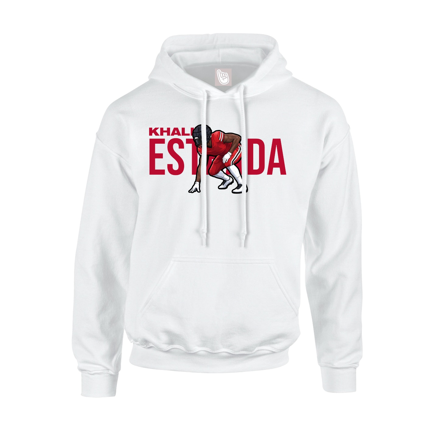 Hoodie — Player Name in White