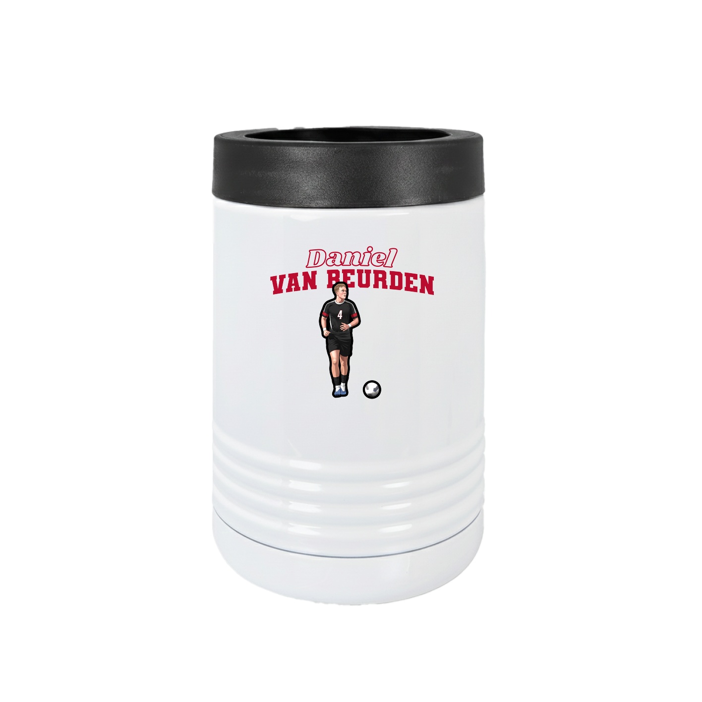 Beverage Holder — Name Arch in White