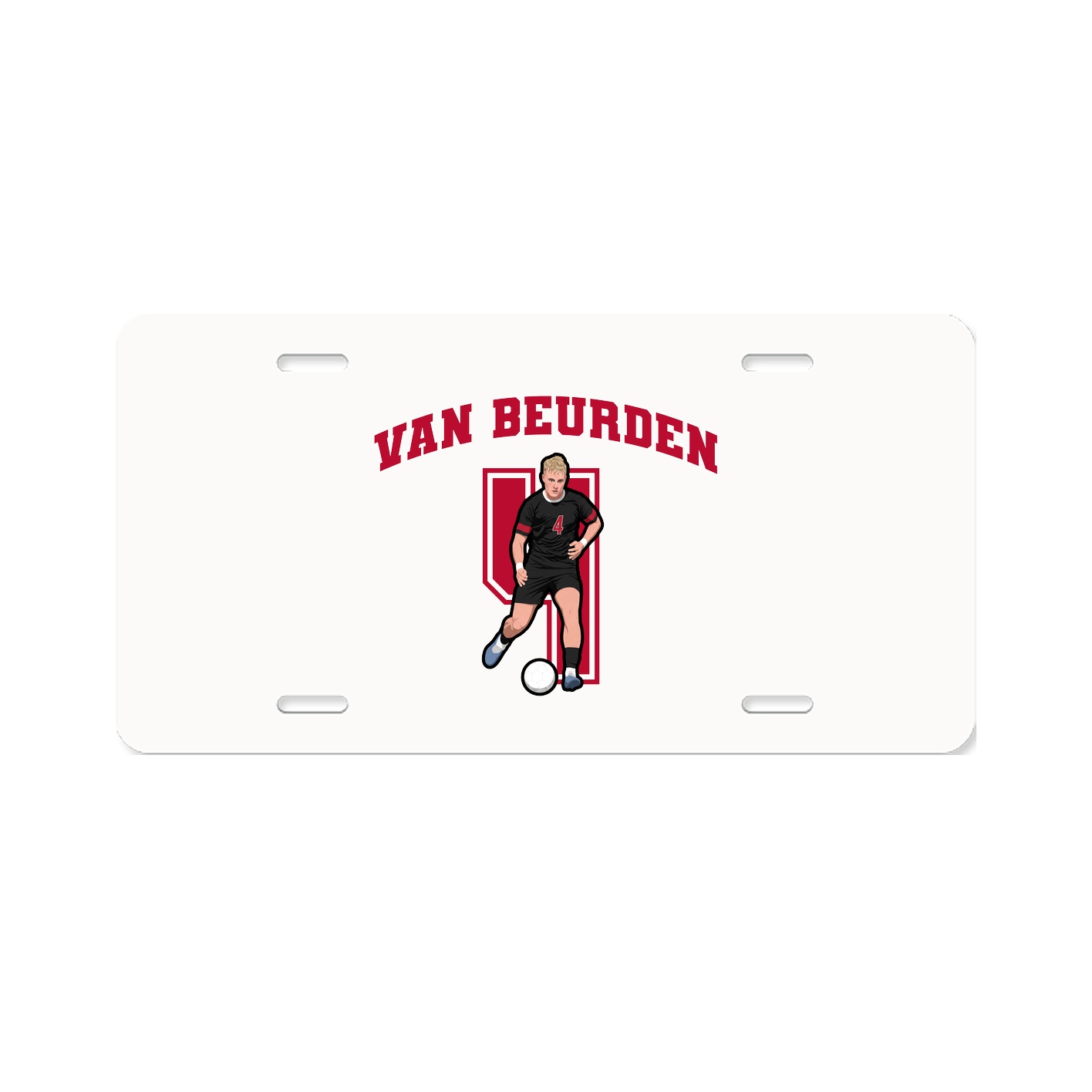 License Plate — Number in Classic