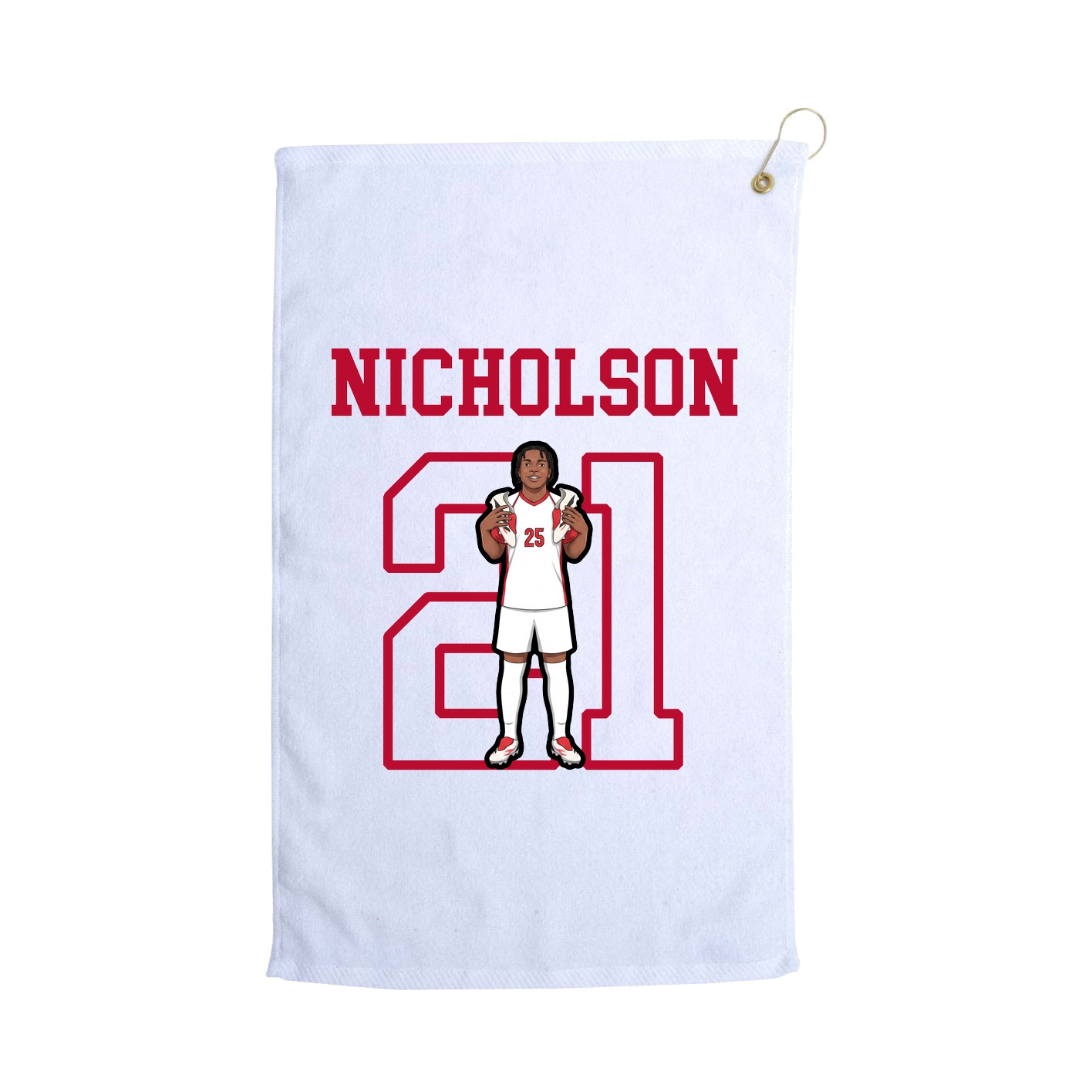 Golf Towel — Shirsey in White