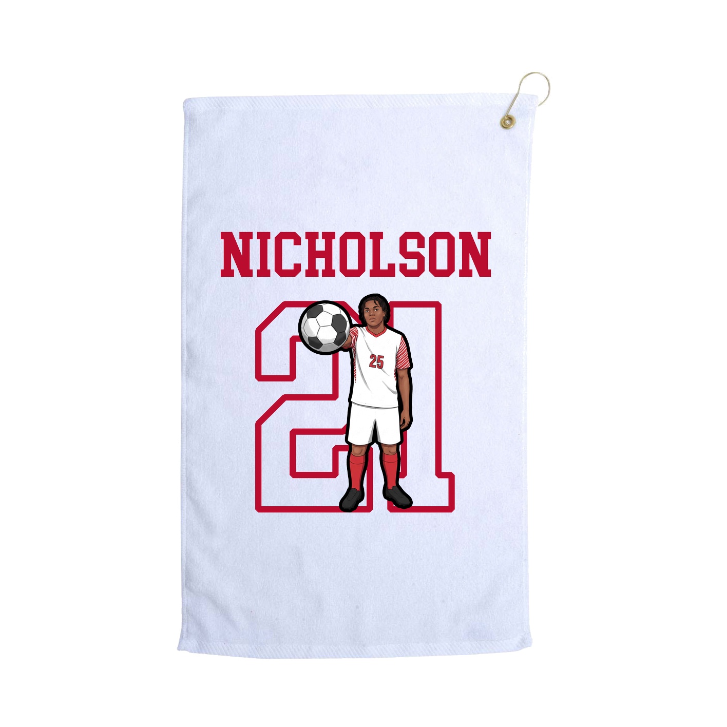 Golf Towel — Shirsey in White