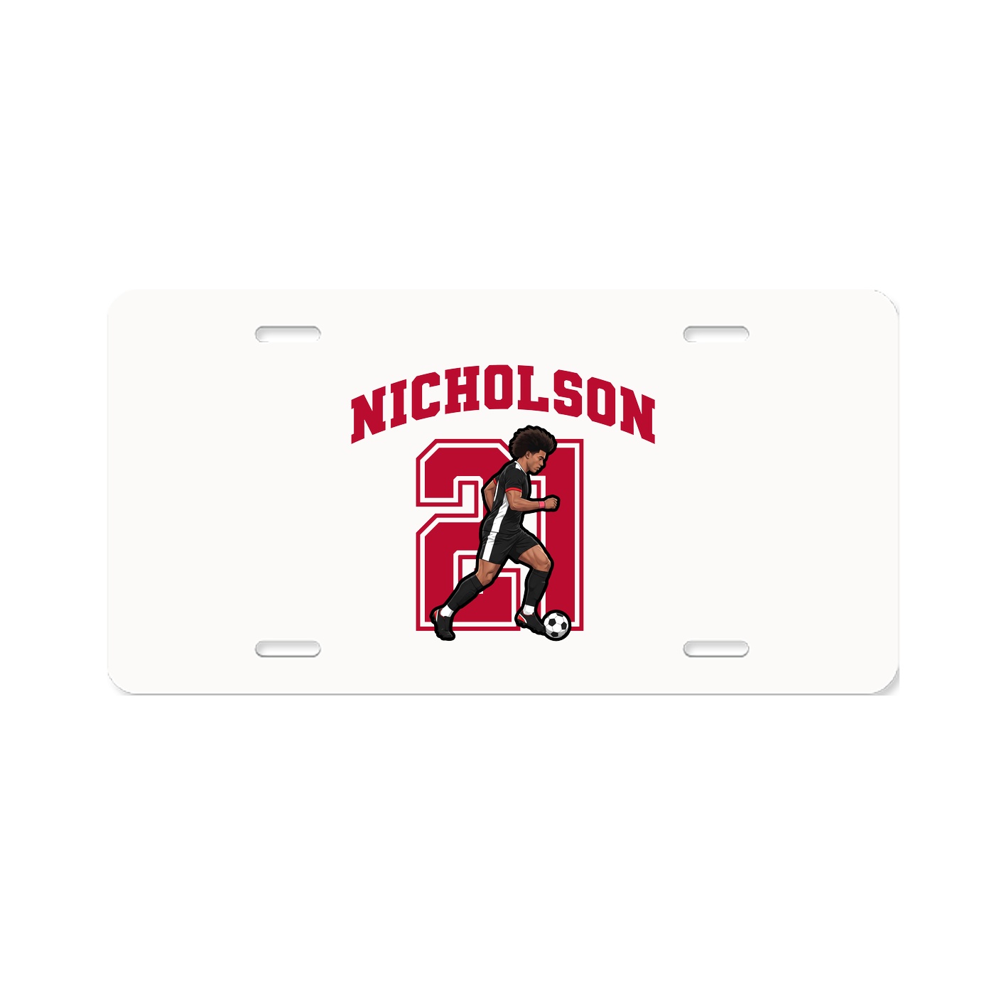 License Plate — Number in Classic