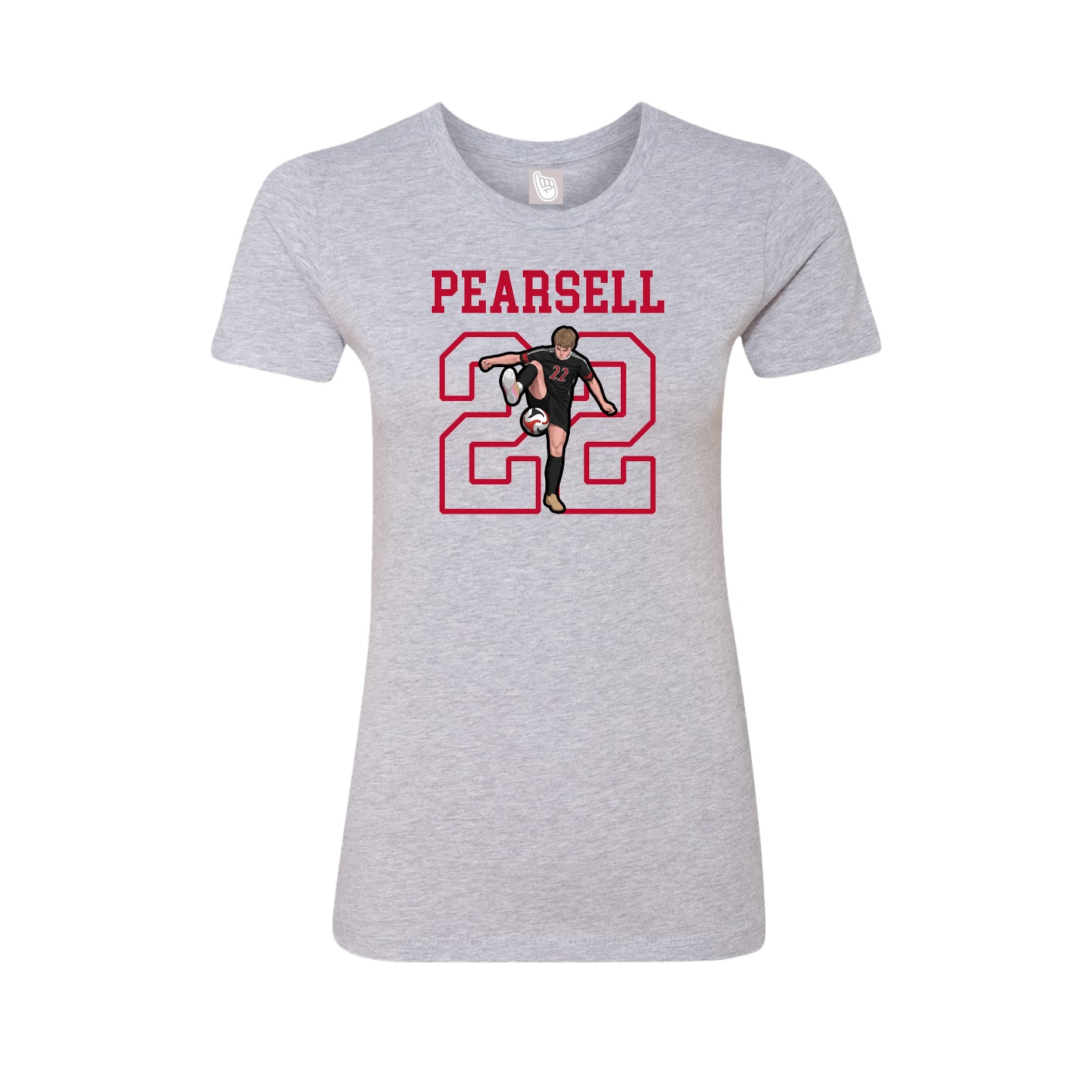 Fitted Women's Tee — Shirsey in Grey