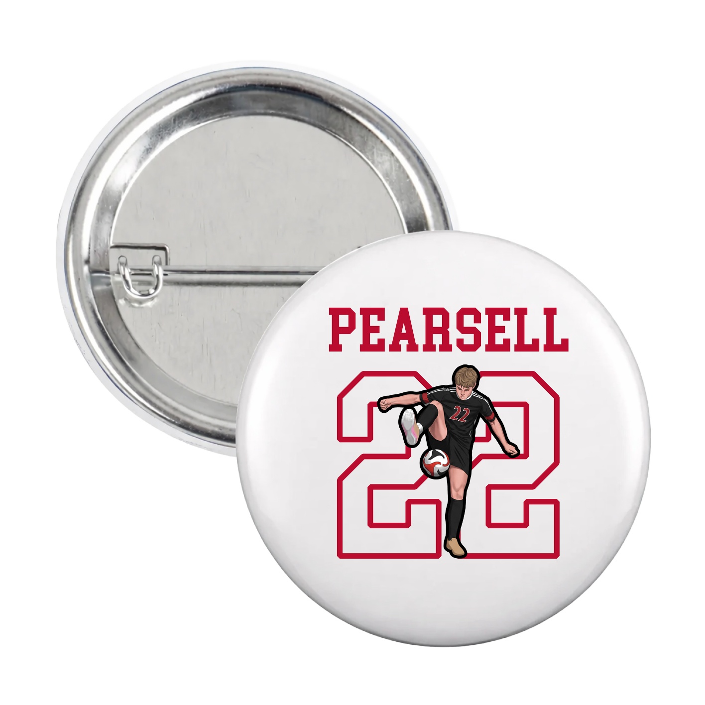 Game Day Button — Shirsey in White