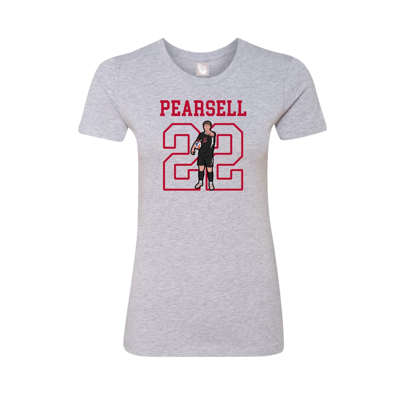 Fitted Women's Tee — Shirsey in Grey