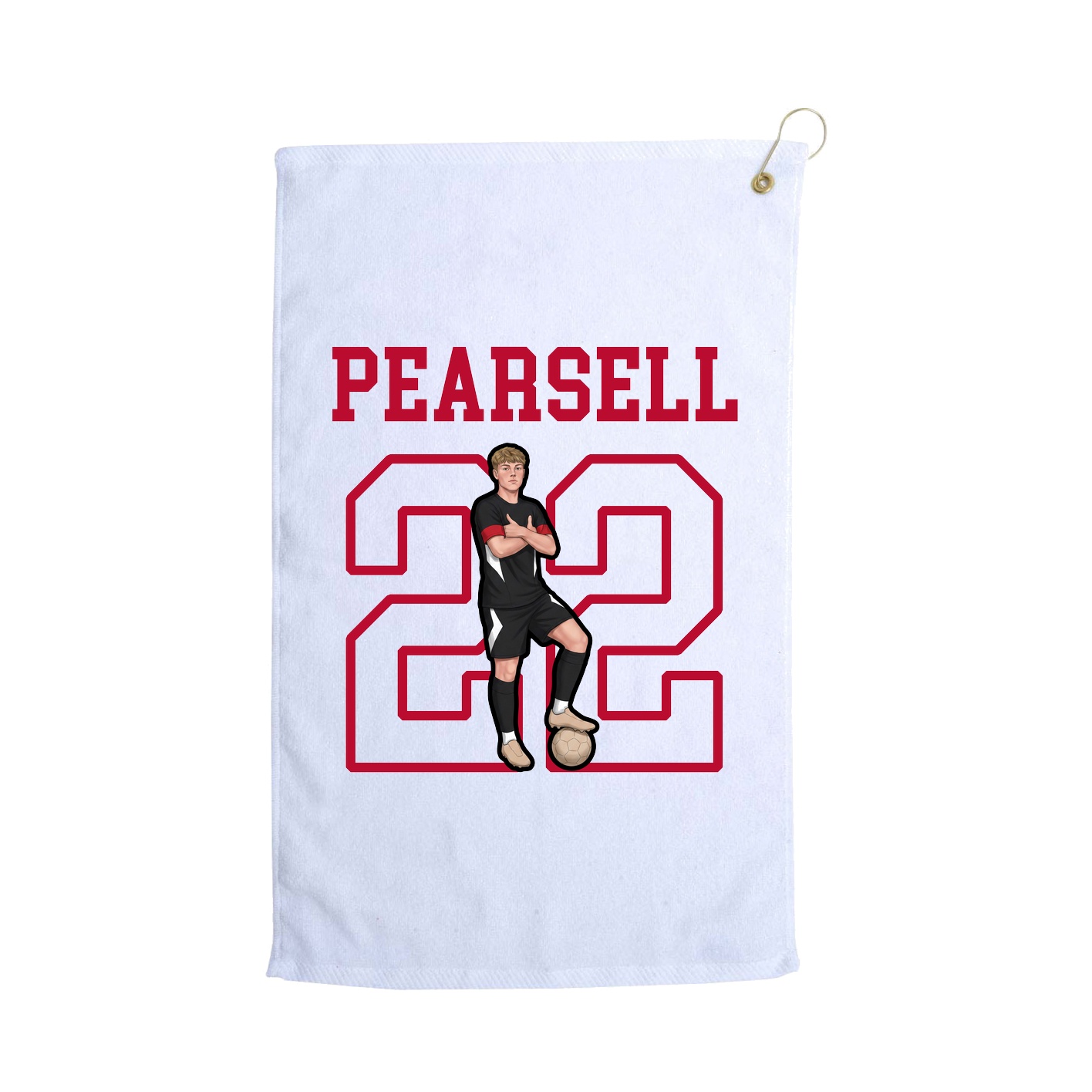 Golf Towel — Shirsey in White