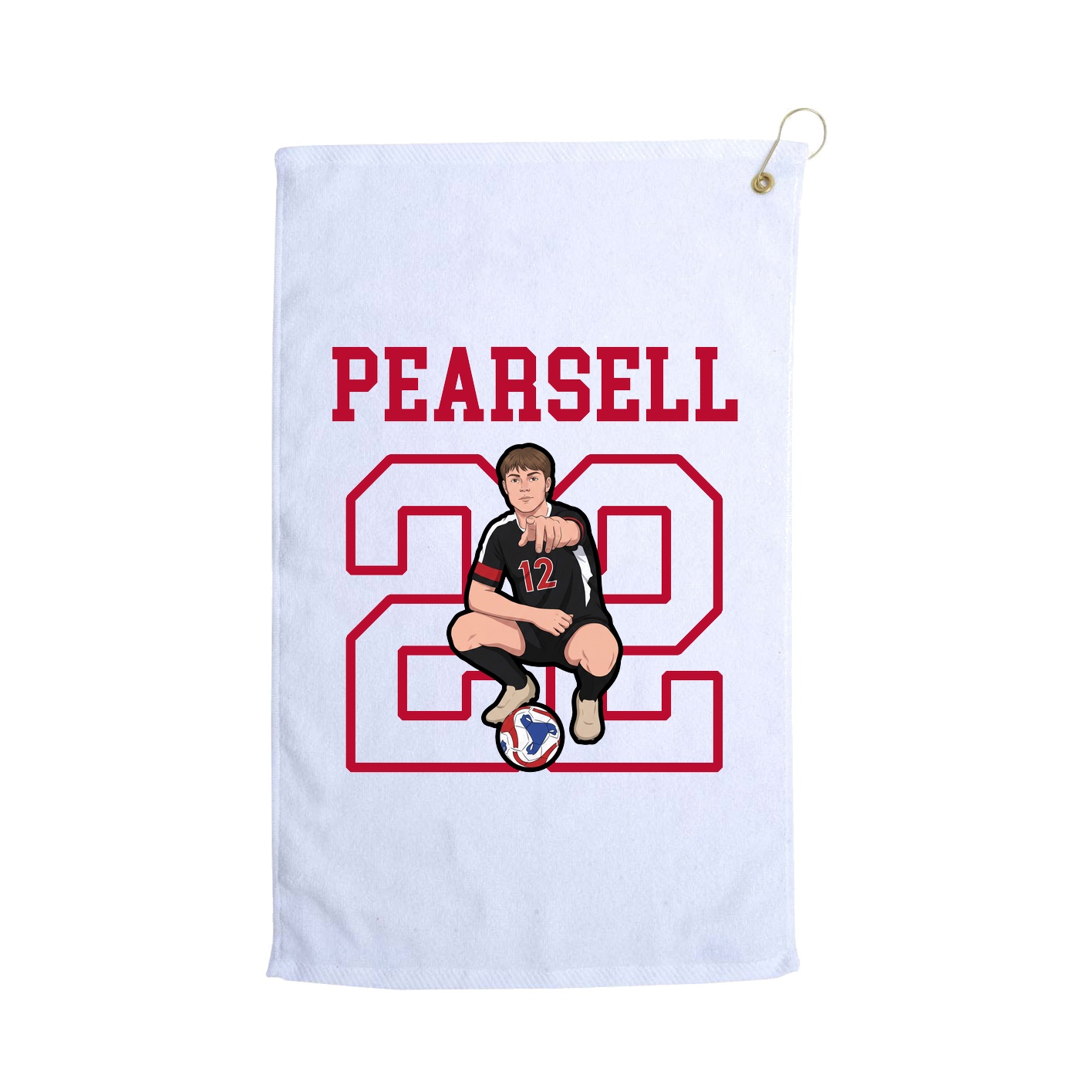 Golf Towel — Shirsey in White