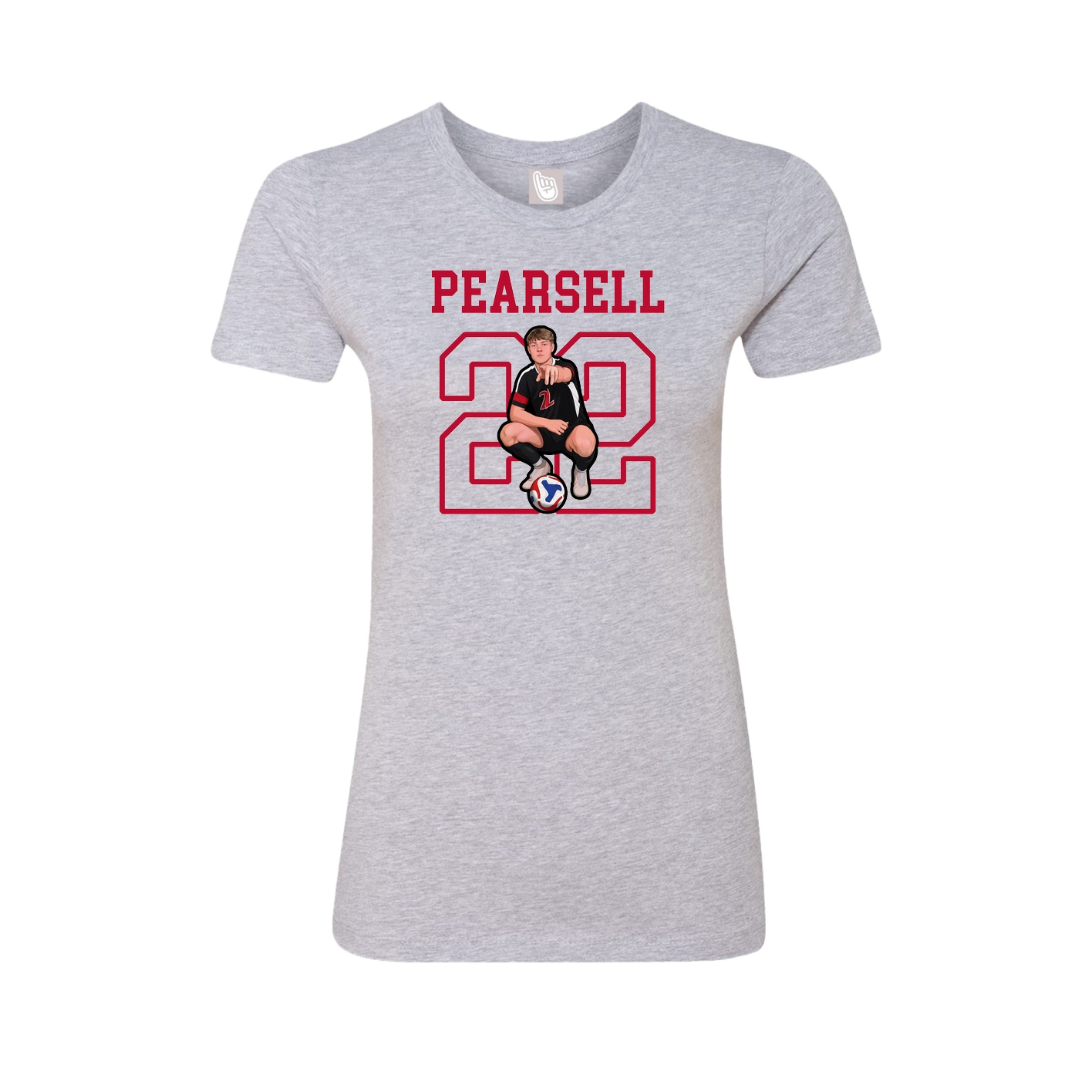 Fitted Women's Tee — Shirsey in Grey