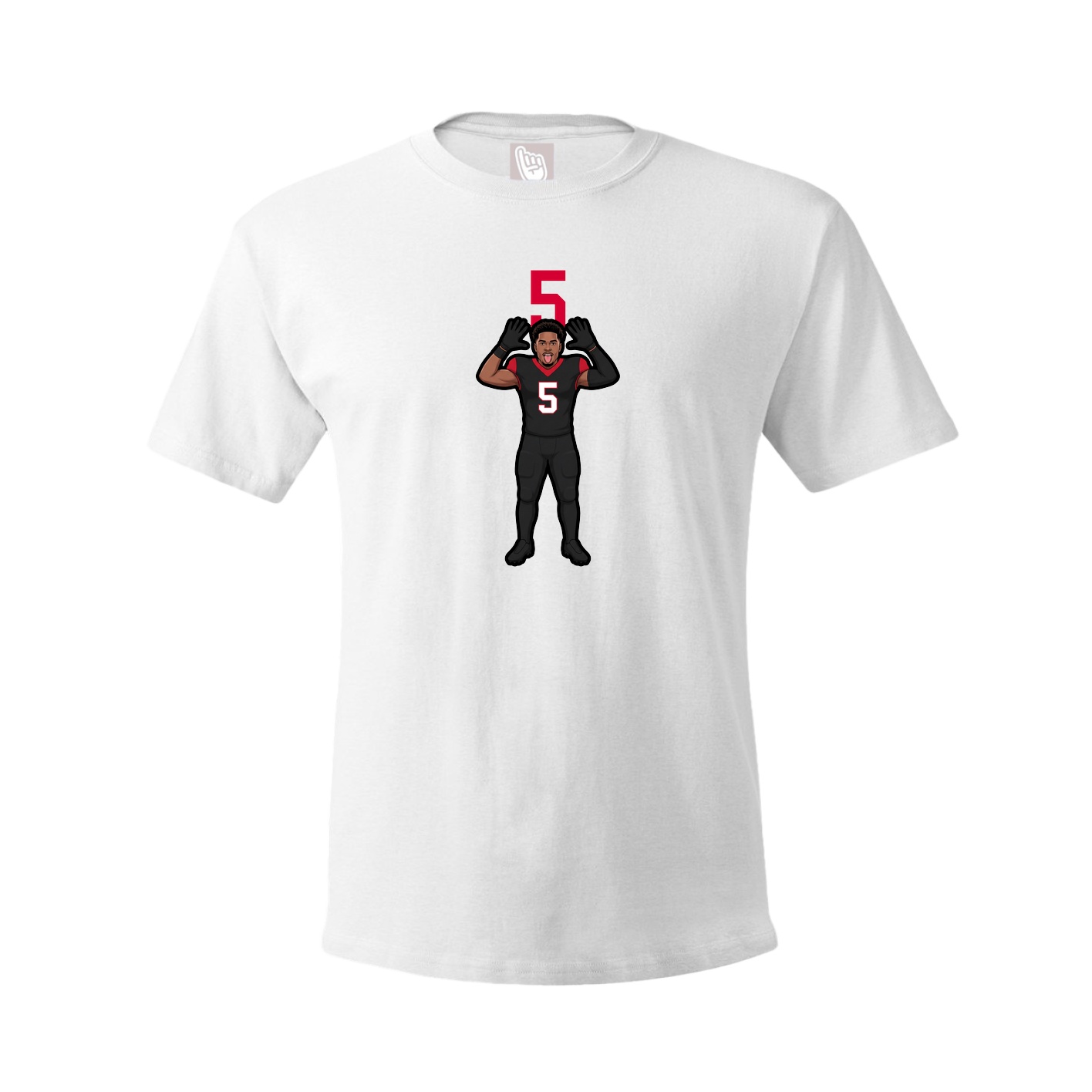 Tee — Number Top in White