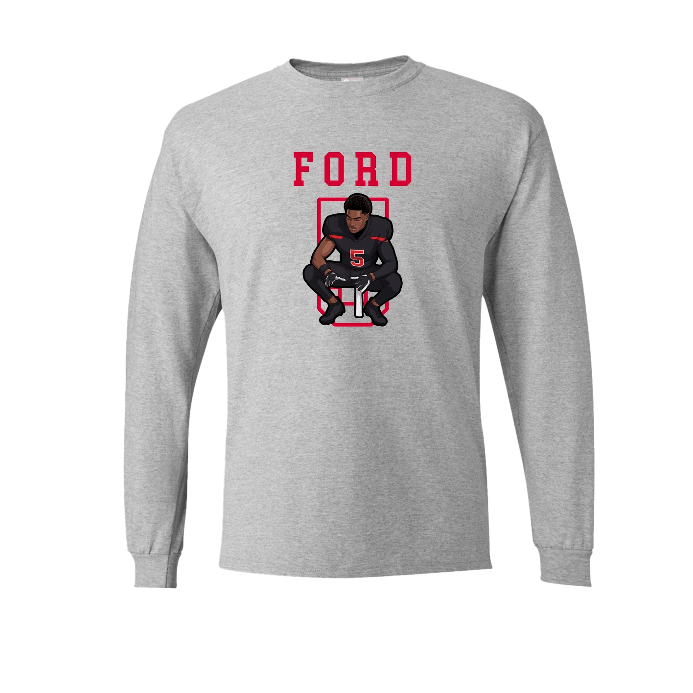 Long Sleeve Tee — Shirsey in Grey