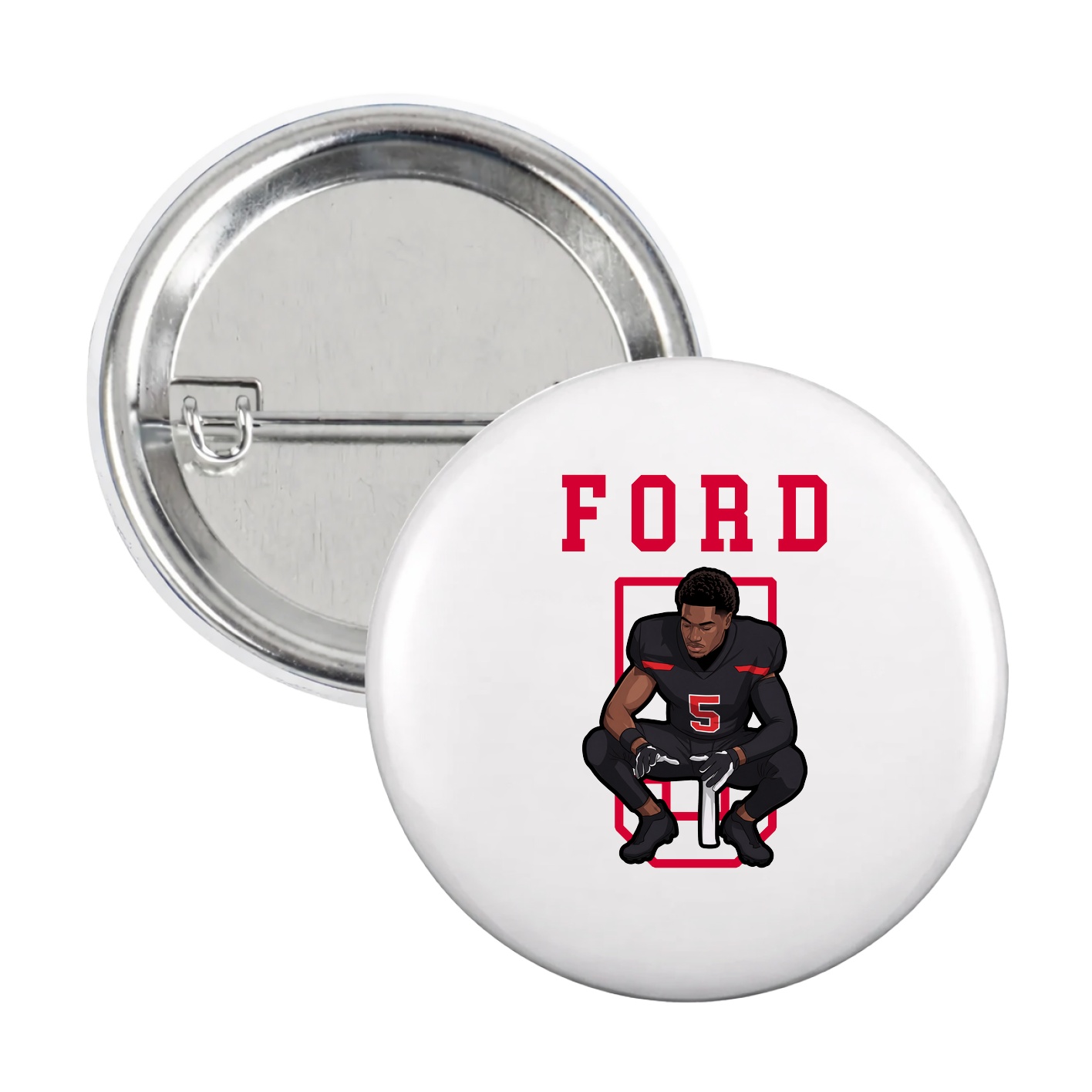 Game Day Button — Shirsey in White