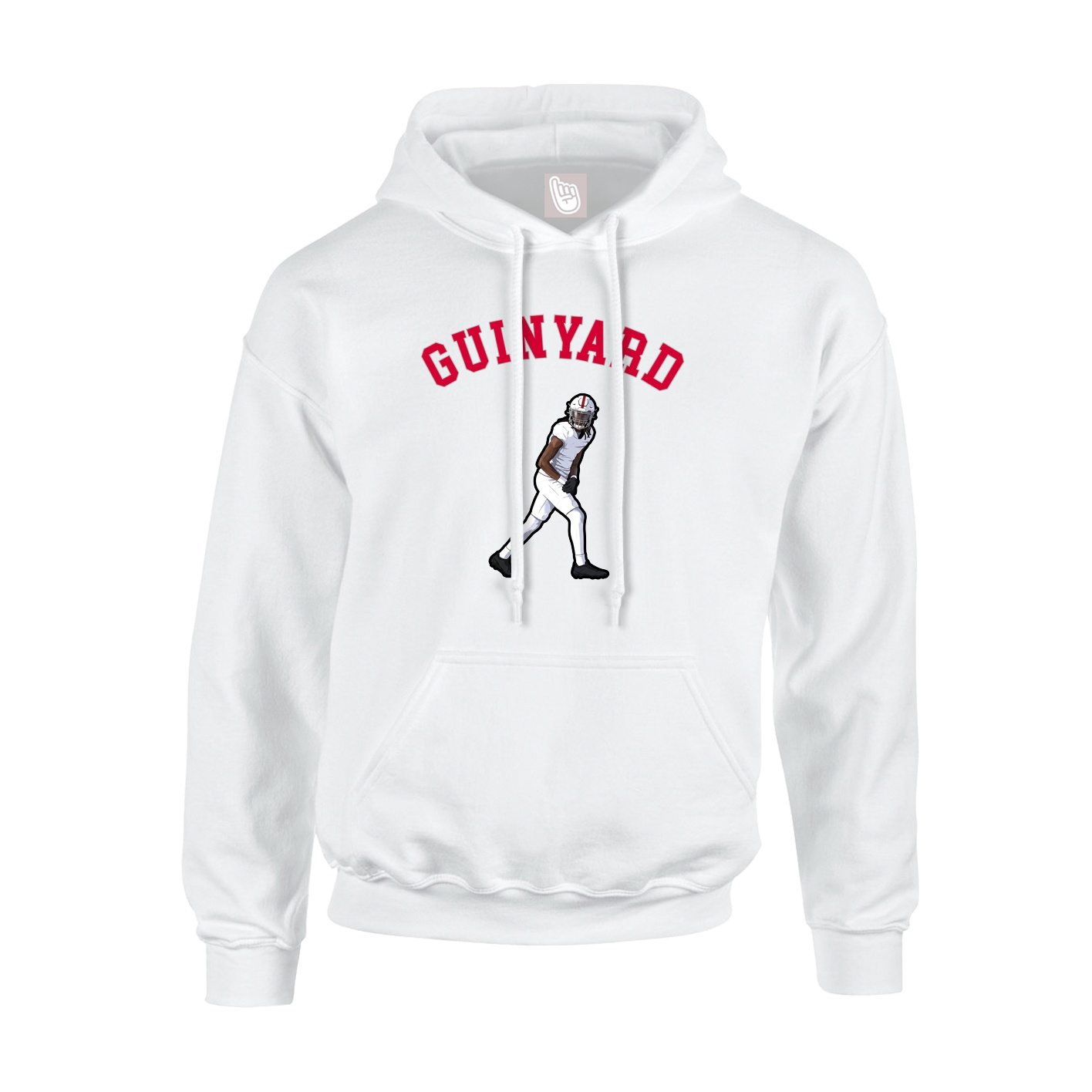 Hoodie — Shirsey Arch in White