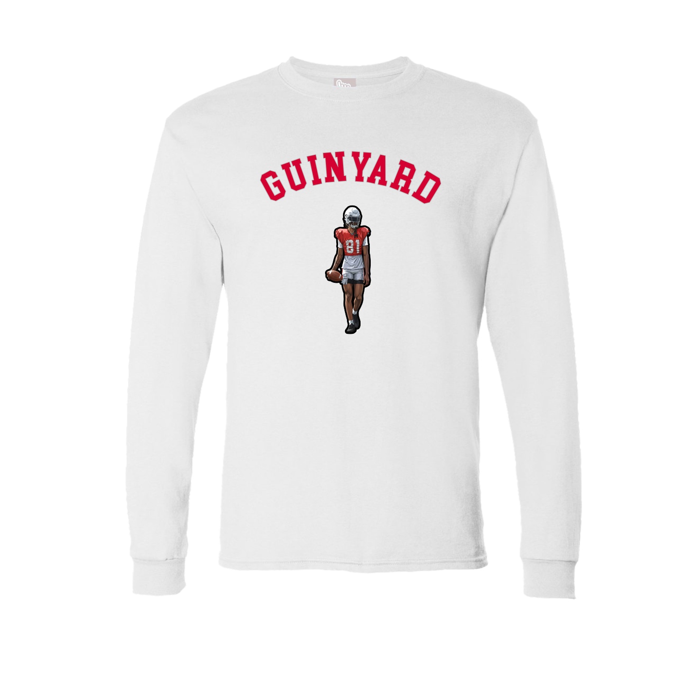 Long Sleeve Tee — Shirsey Arch in White
