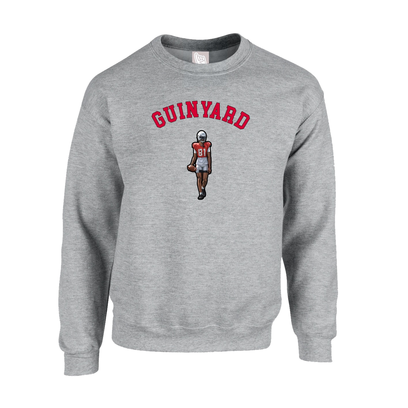Fleece Crew — Shirsey Arch in Grey