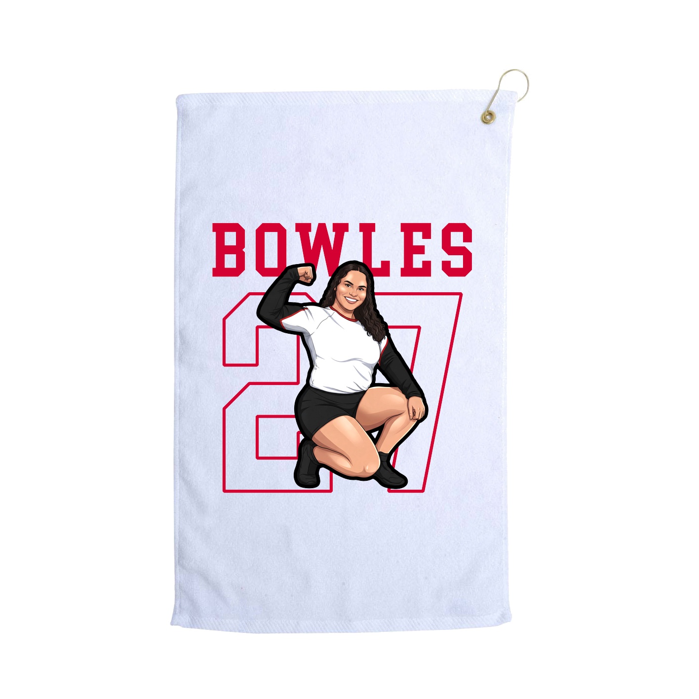 Golf Towel — Classic in White
