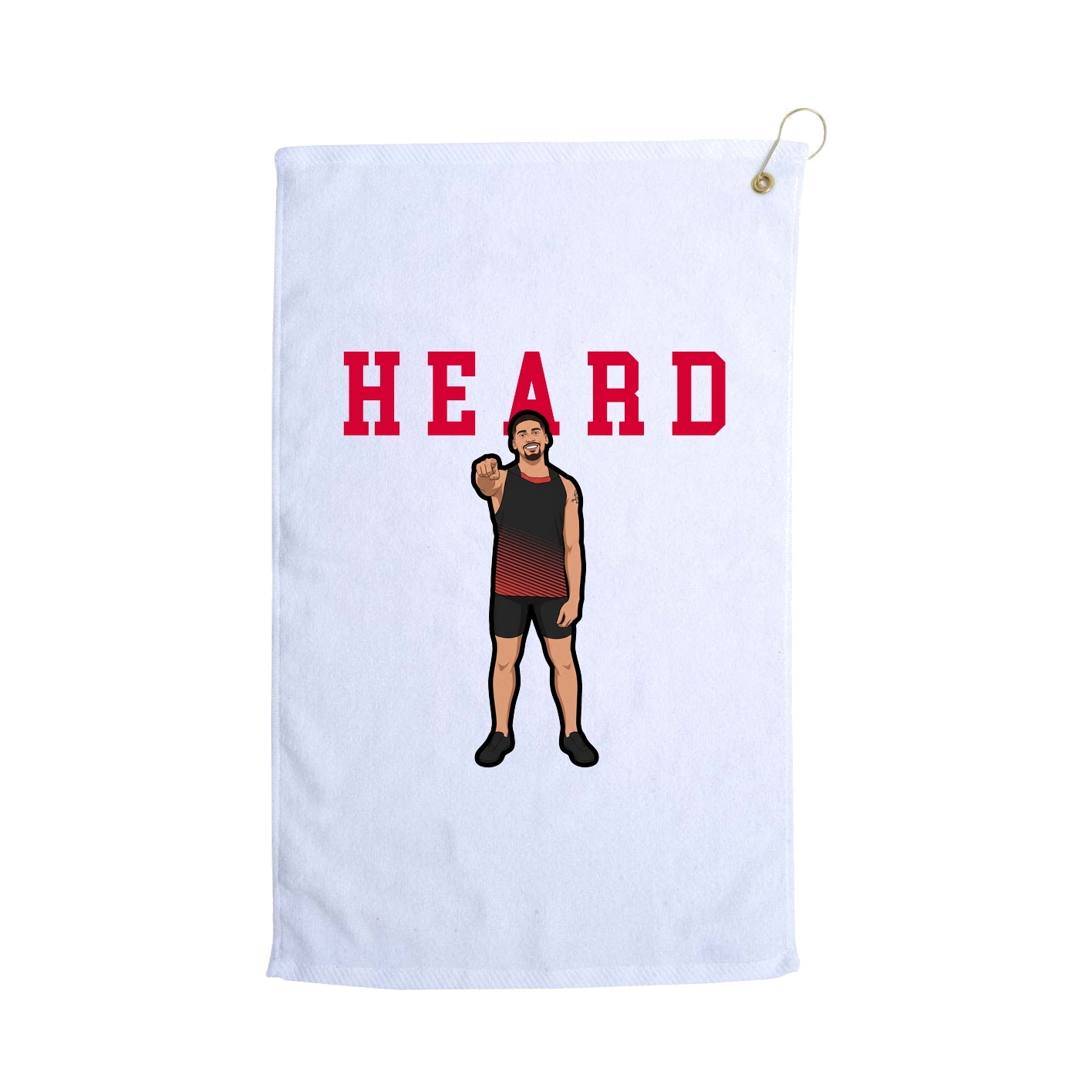Golf Towel — Shirsey in White