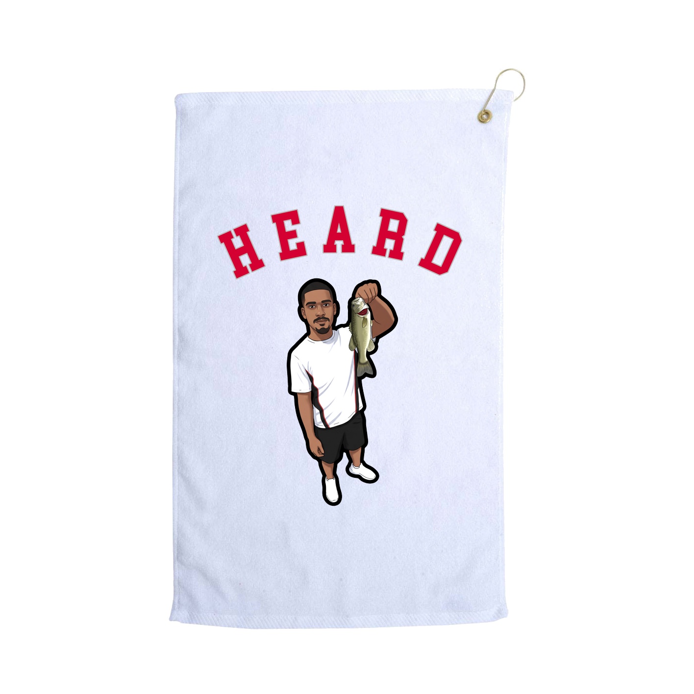 Golf Towel — Shirsey Arch in White