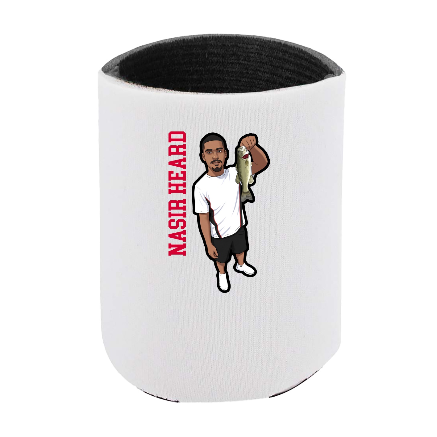 Can Holder — Name Vertical in White