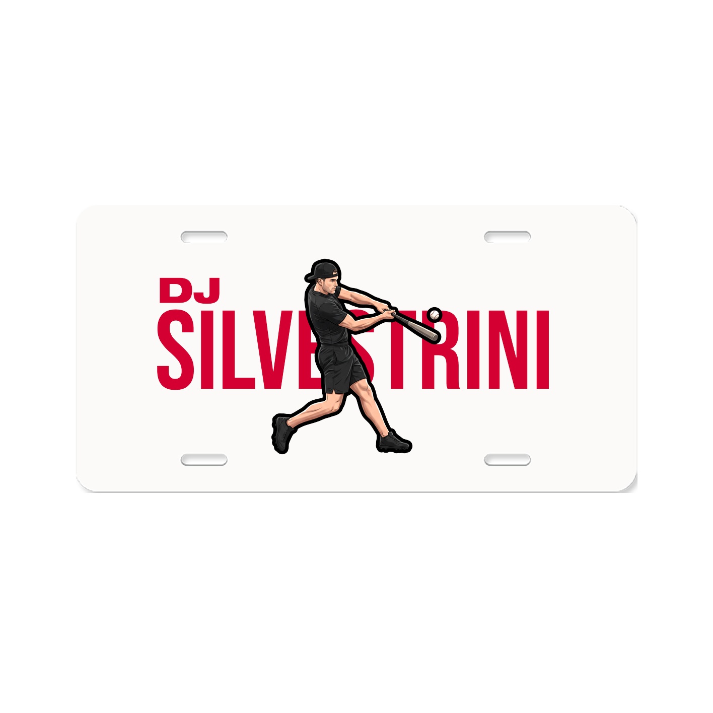 License Plate — Player Name in Classic