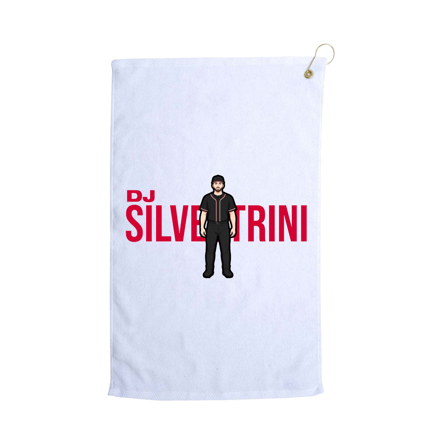 Golf Towel — Player Name in White