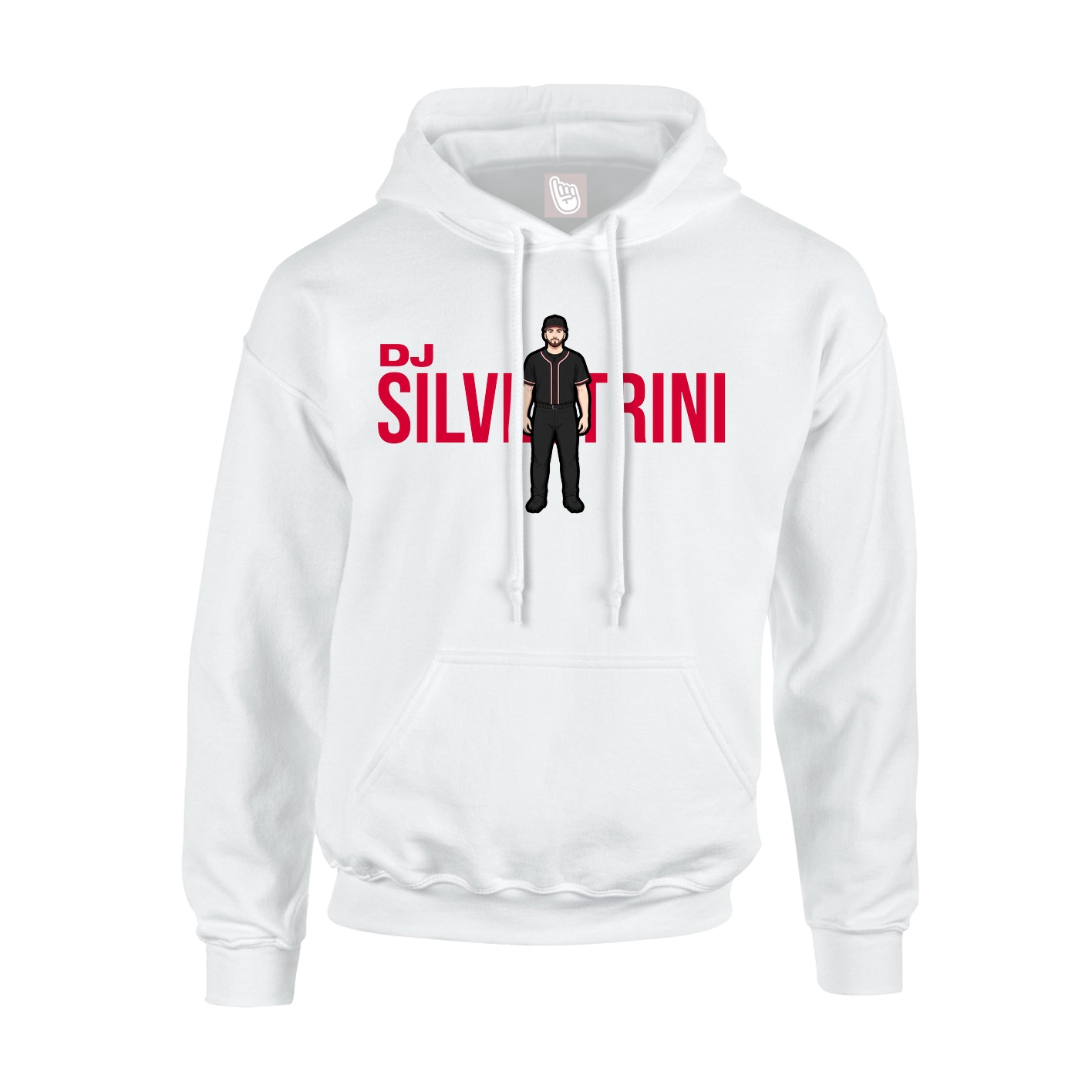 Hoodie — Player Name in White