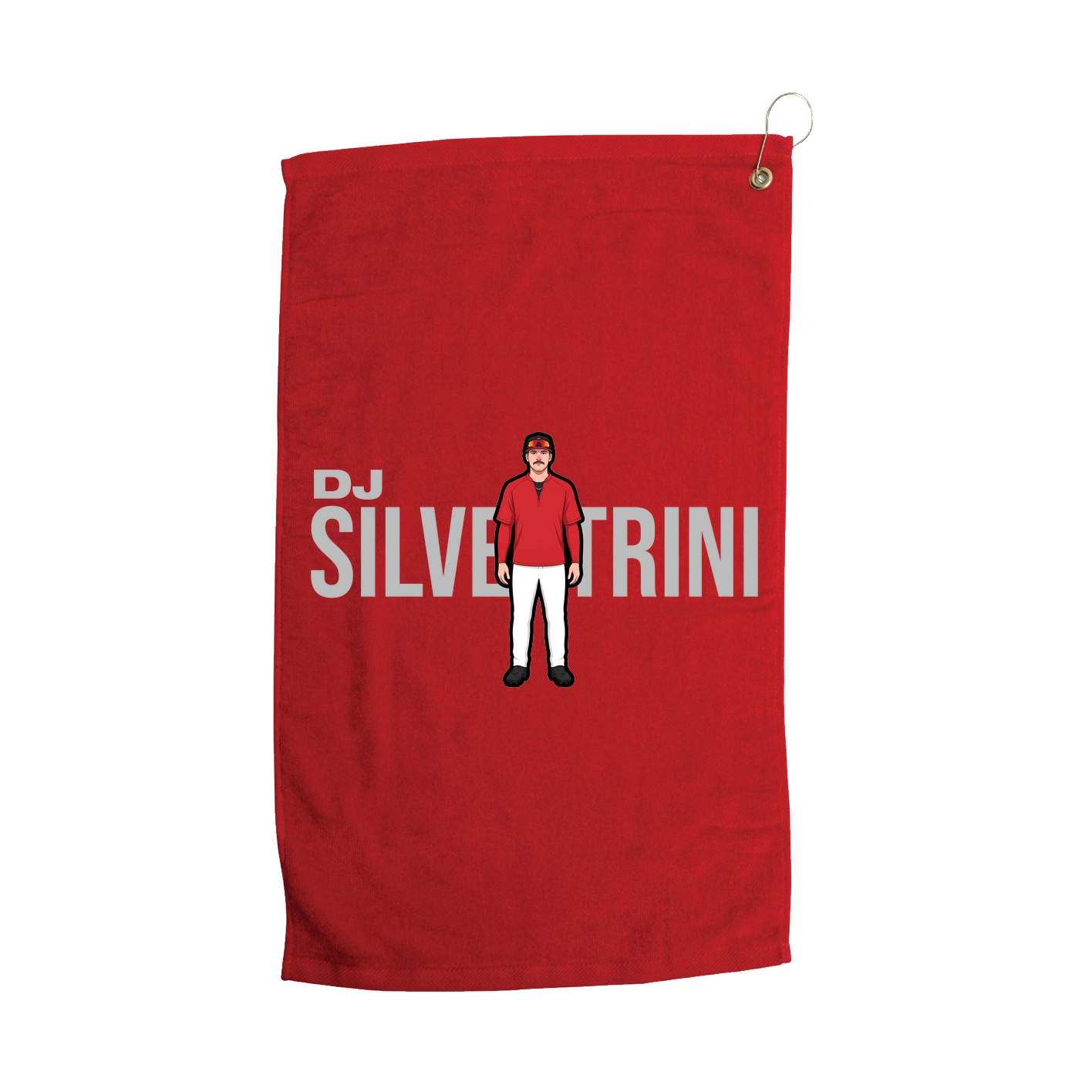 Golf Towel — Player Name in Red