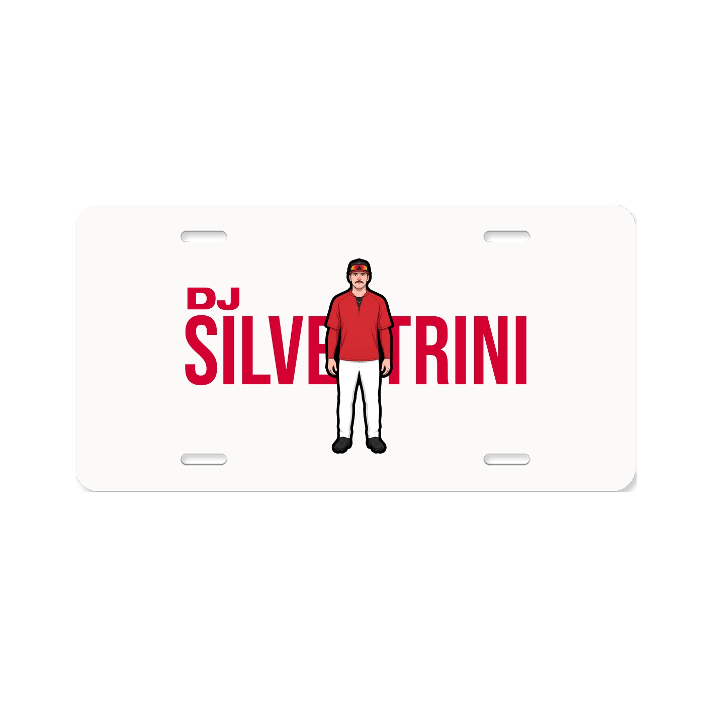 License Plate — Player Name in Classic