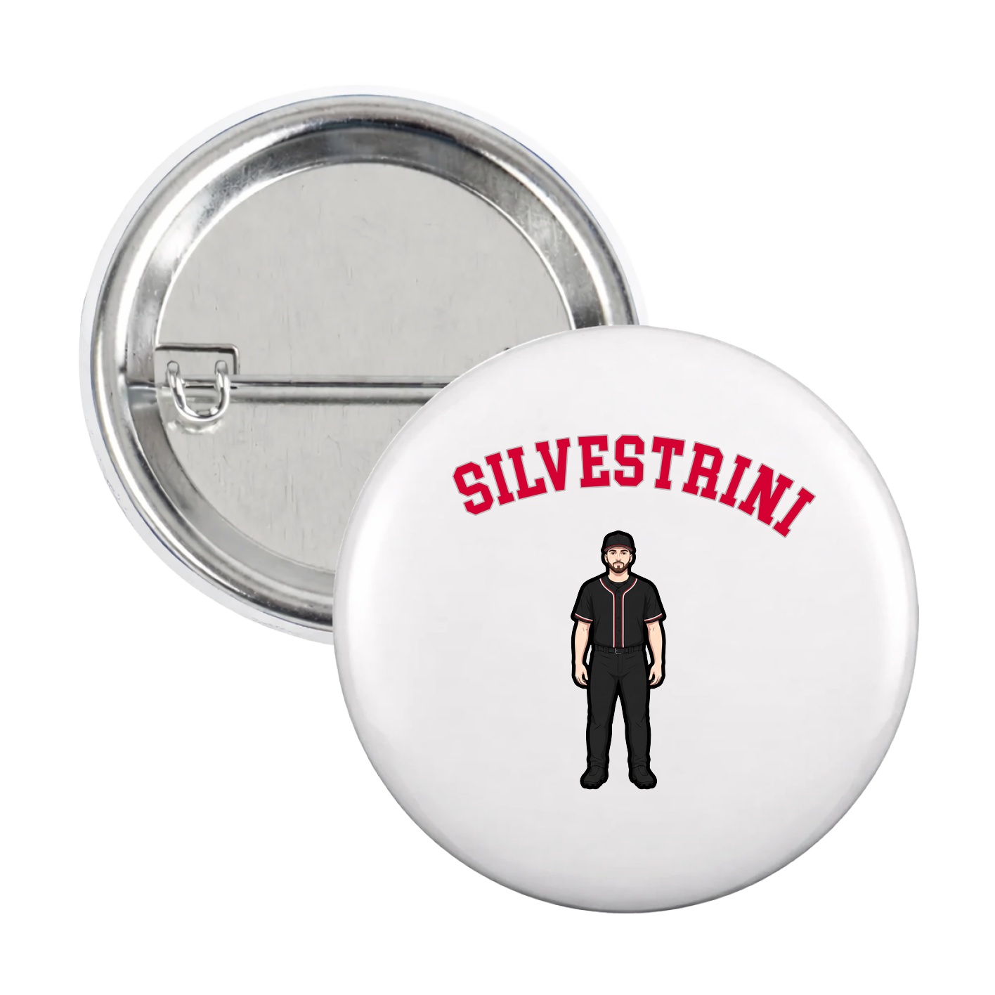 Game Day Button — Shirsey Arch in White