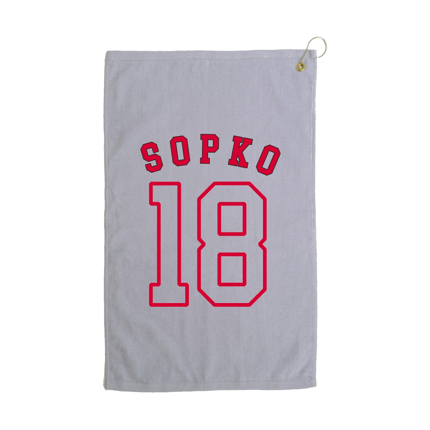Golf Towel — Shirsey Arch in Grey