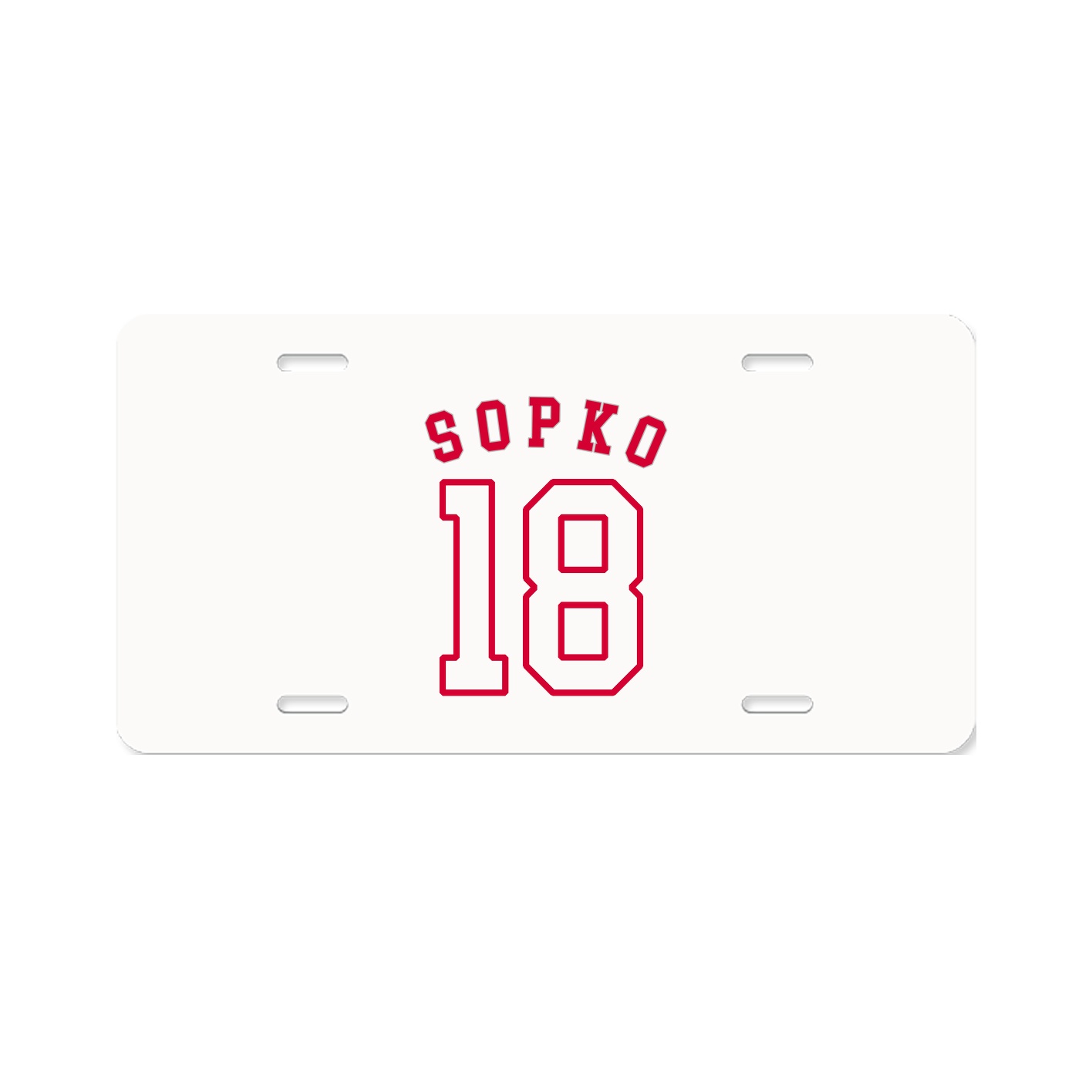 License Plate — Shirsey Arch in Classic