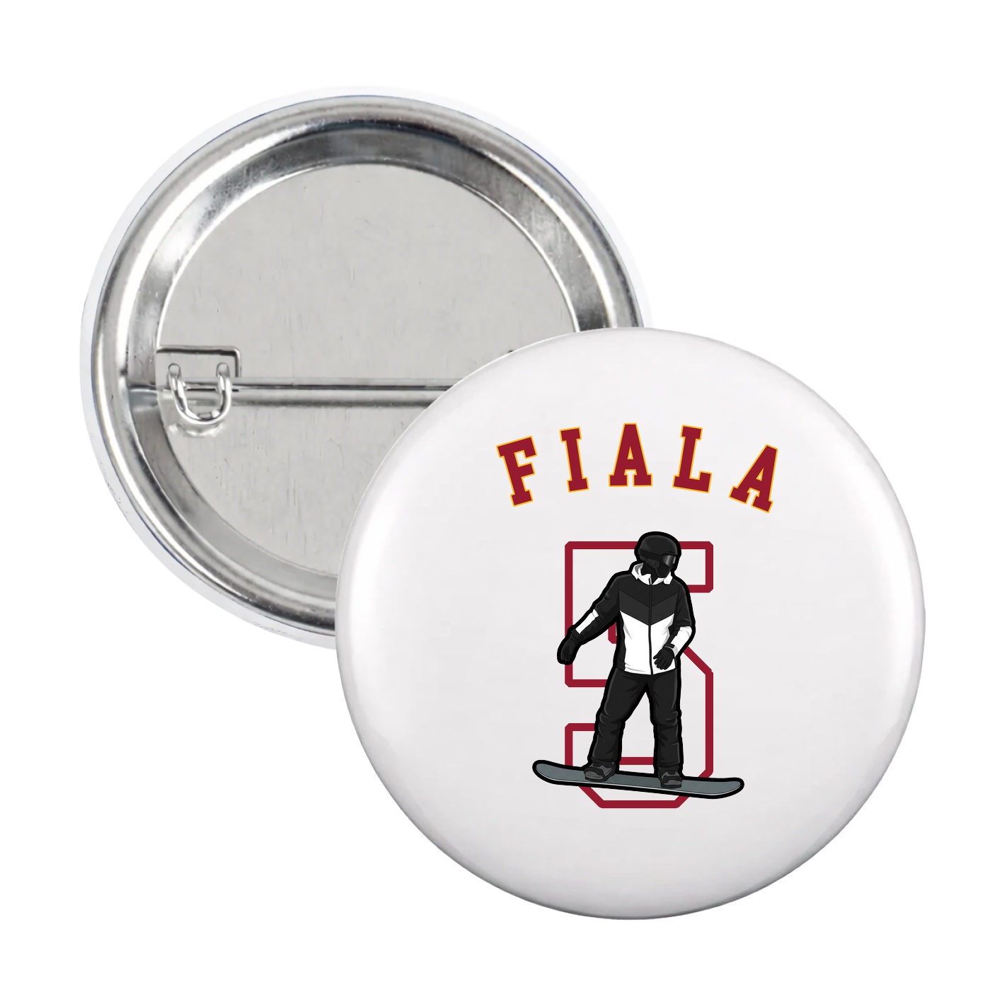 Game Day Button — Shirsey Arch in White