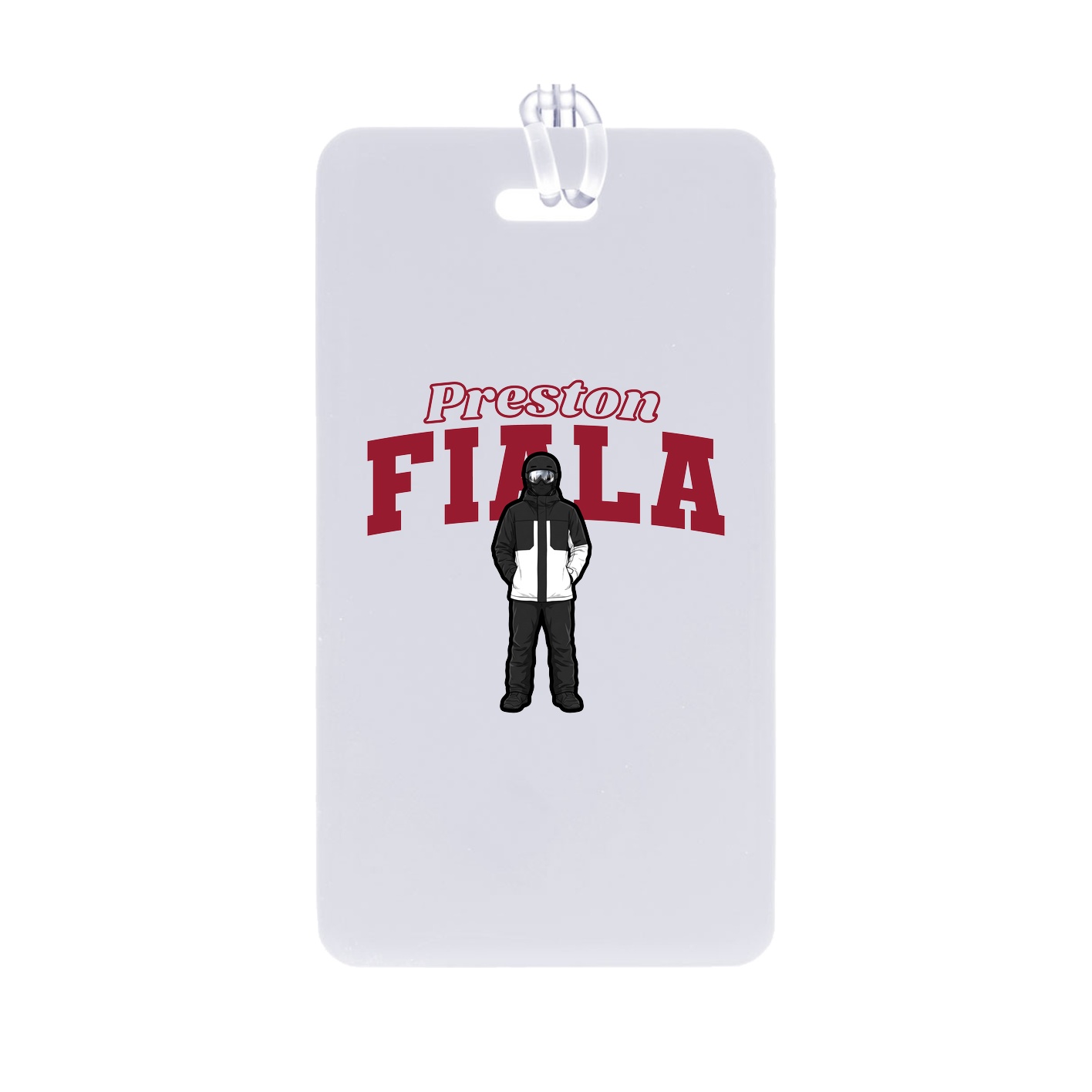 Bag Tag — Name Arch in Classic