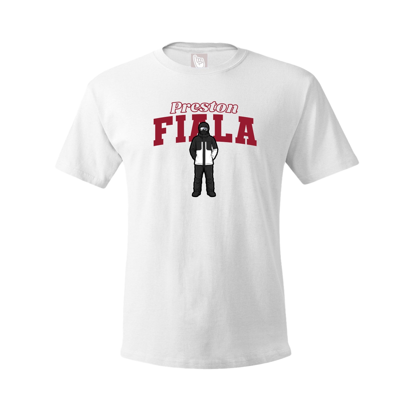 Tee — Name Arch in White