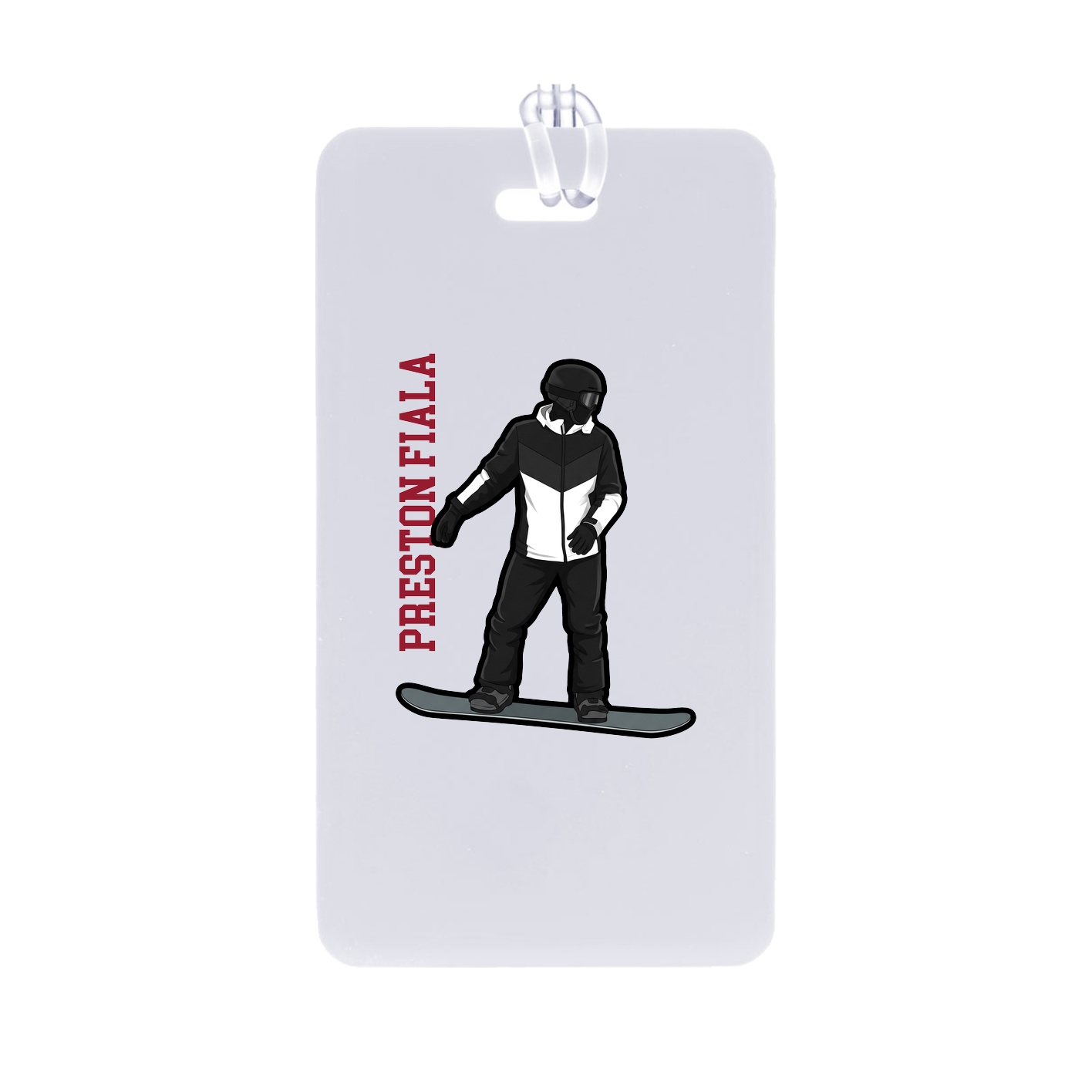 Bag Tag — Name Vertical in Classic
