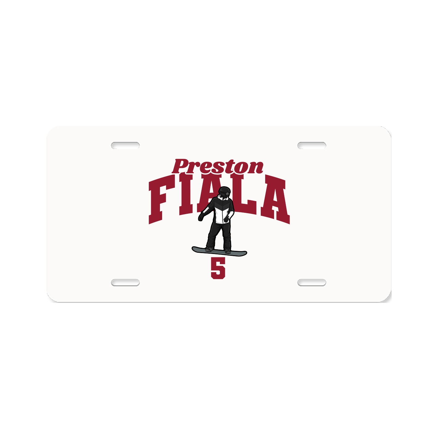 License Plate — Signature Arch in Classic