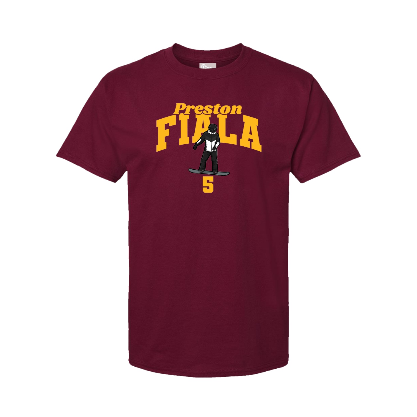 Tee — Signature Arch in Cardinal