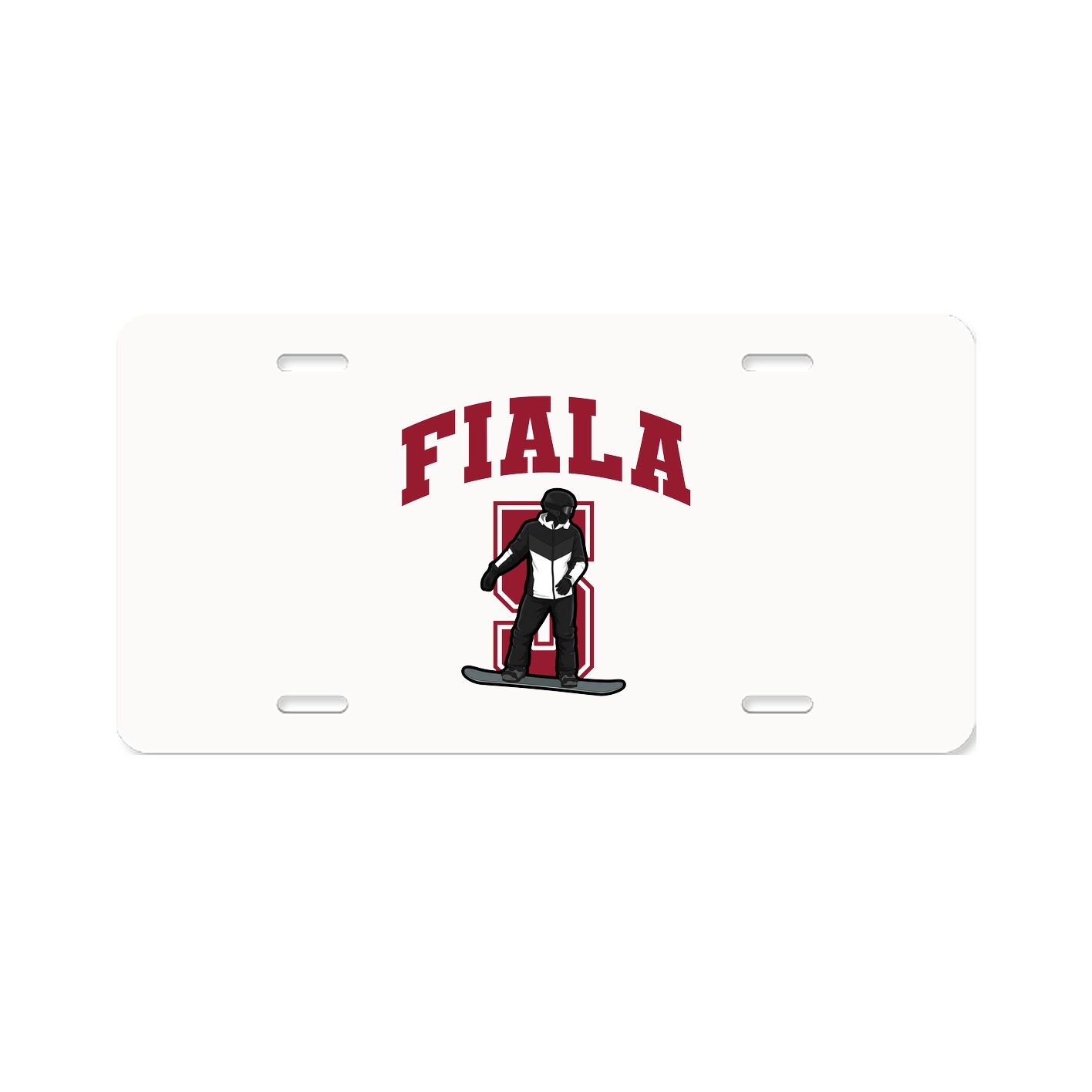 License Plate — Number in Classic