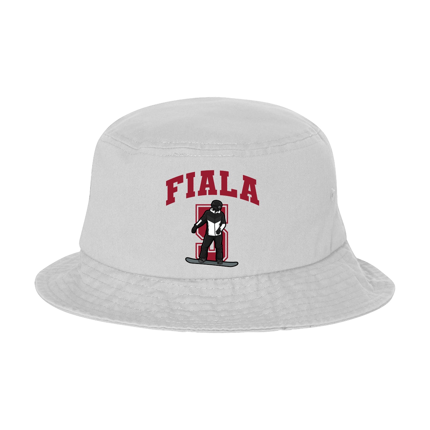 Bucket Cap — Number in White
