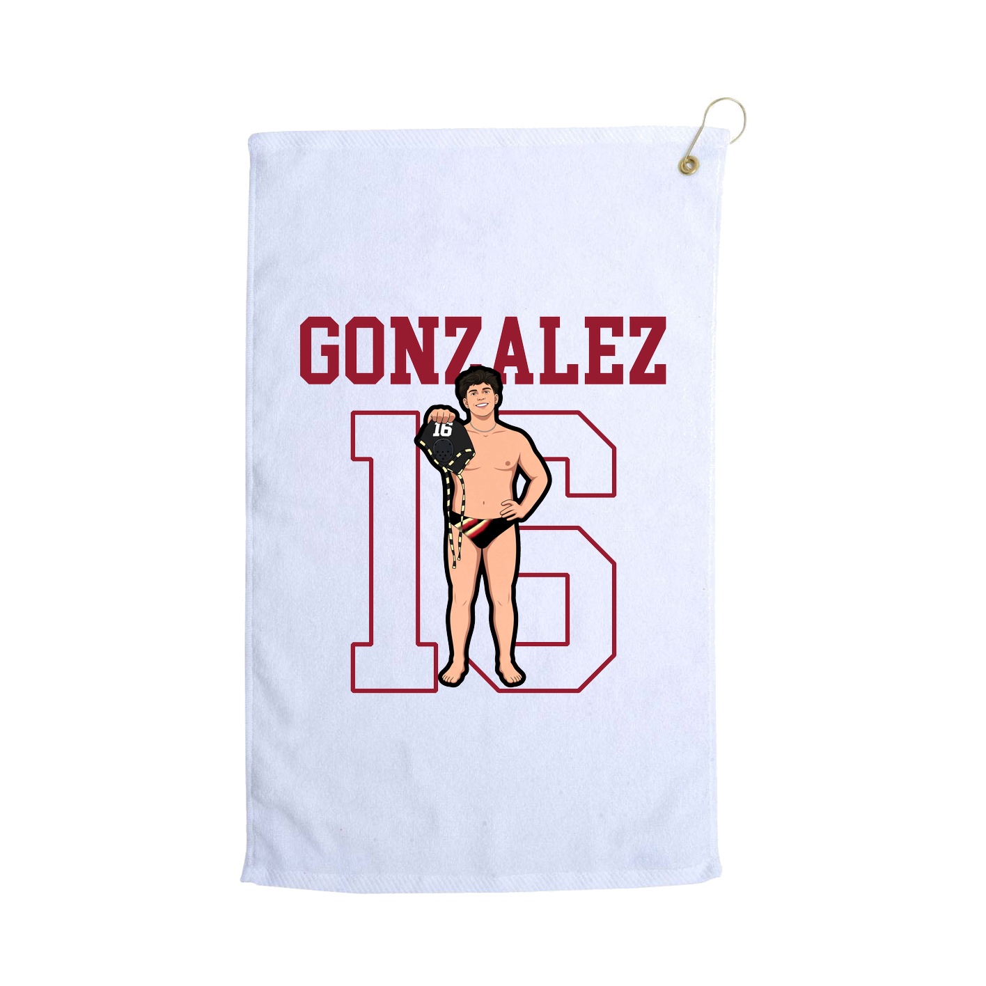 Golf Towel — Shirsey in White
