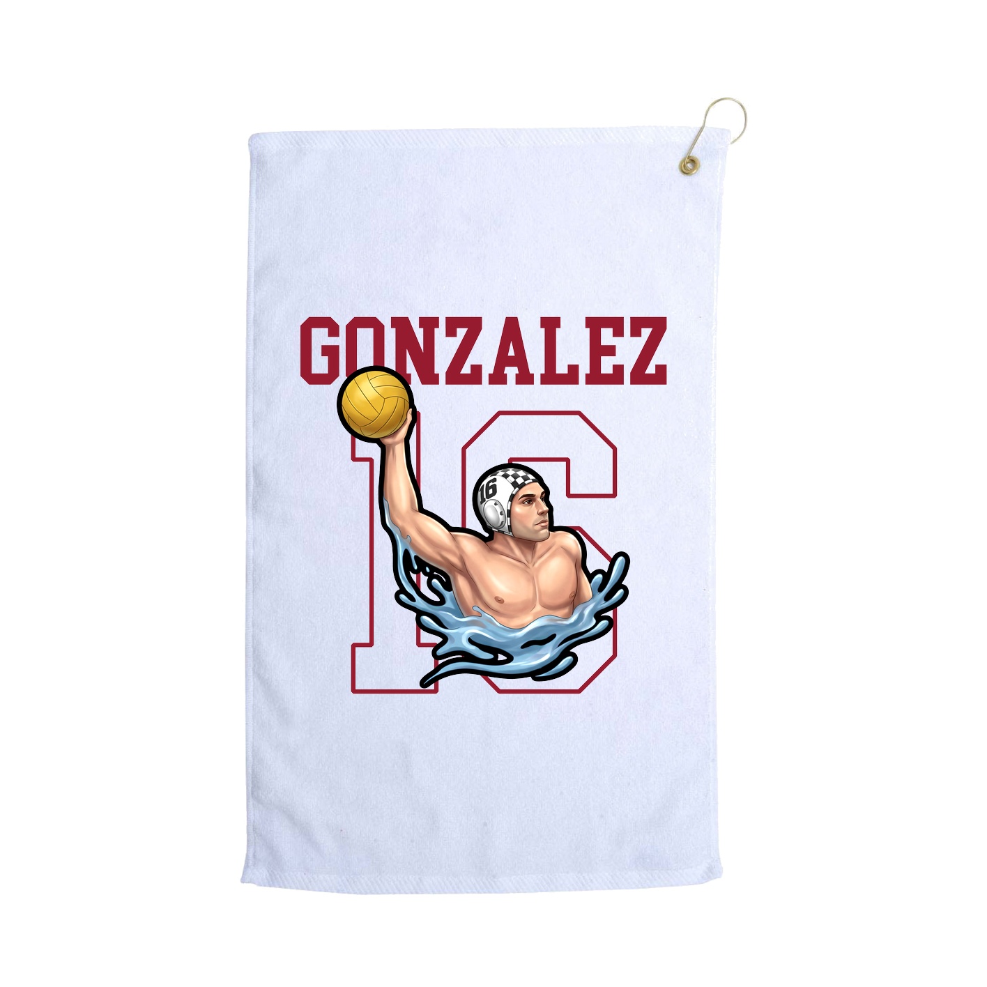 Golf Towel — Shirsey in White