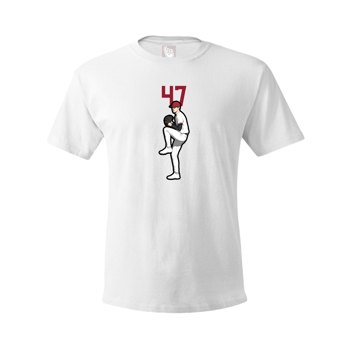 Tee — Number Top in White